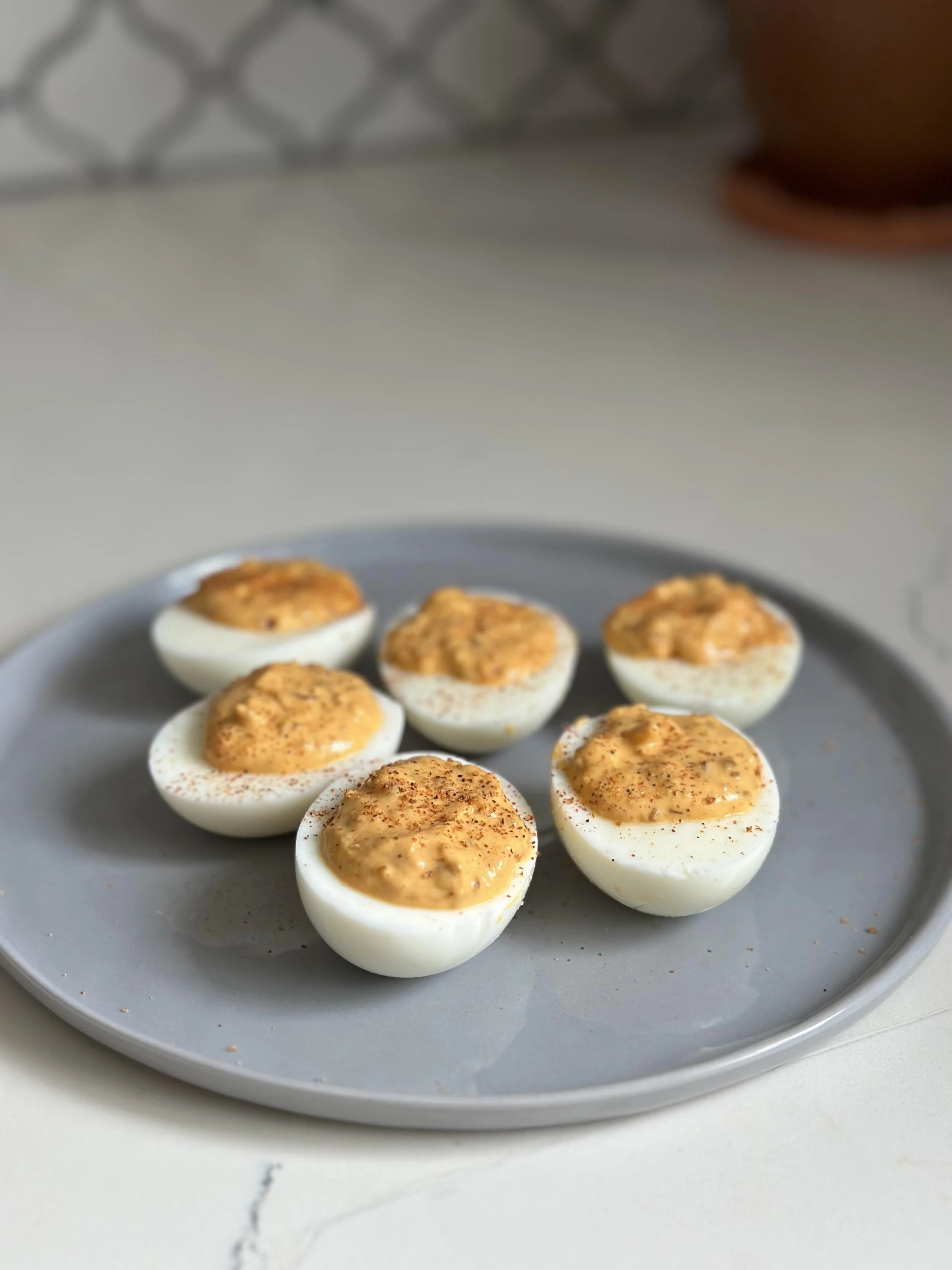Spicy Deviled Eggs