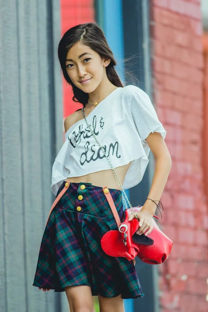 Photo: Silas Cook Model: Emma Designer: Ethel and Dean Bag: Bannad Bags