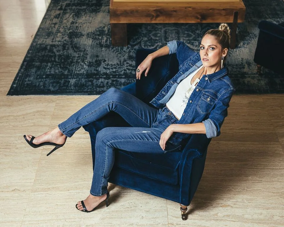 Photo: Eli Stack Model: Shelby Designer: Lee Jeans Jewelry: MCK Brands Hair: Candis Sanborn MUA: Shelice Shepard