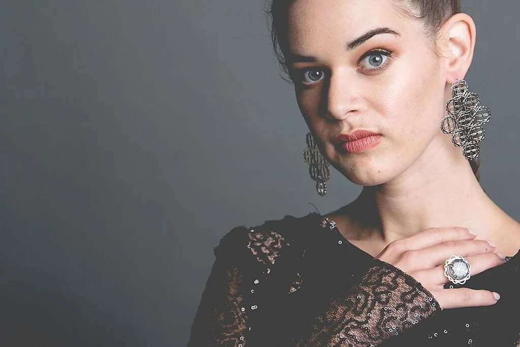 Photo: Atherton Photography Model: Danielle Designer: Crystal Brakhage Jewelry: MCK Brands Hair: Monica Martinez MUA: Natalie Sutton