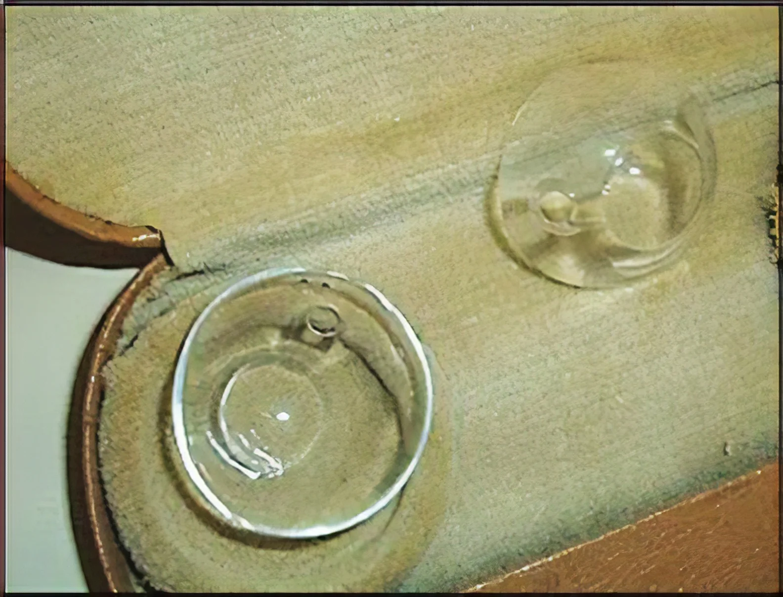 Scleral contact lenses circa 1950