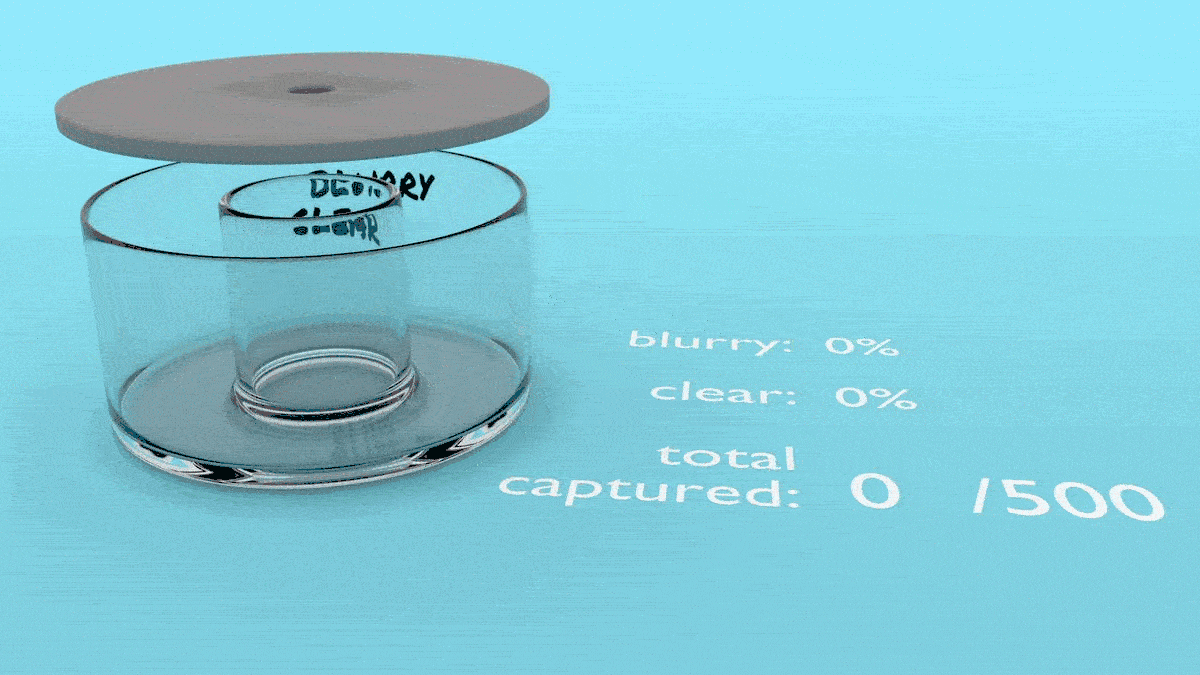 Pinhole glasses simply block any photon that isn't aimed directly at the fovea. This results in only a few photons getting through to the target.