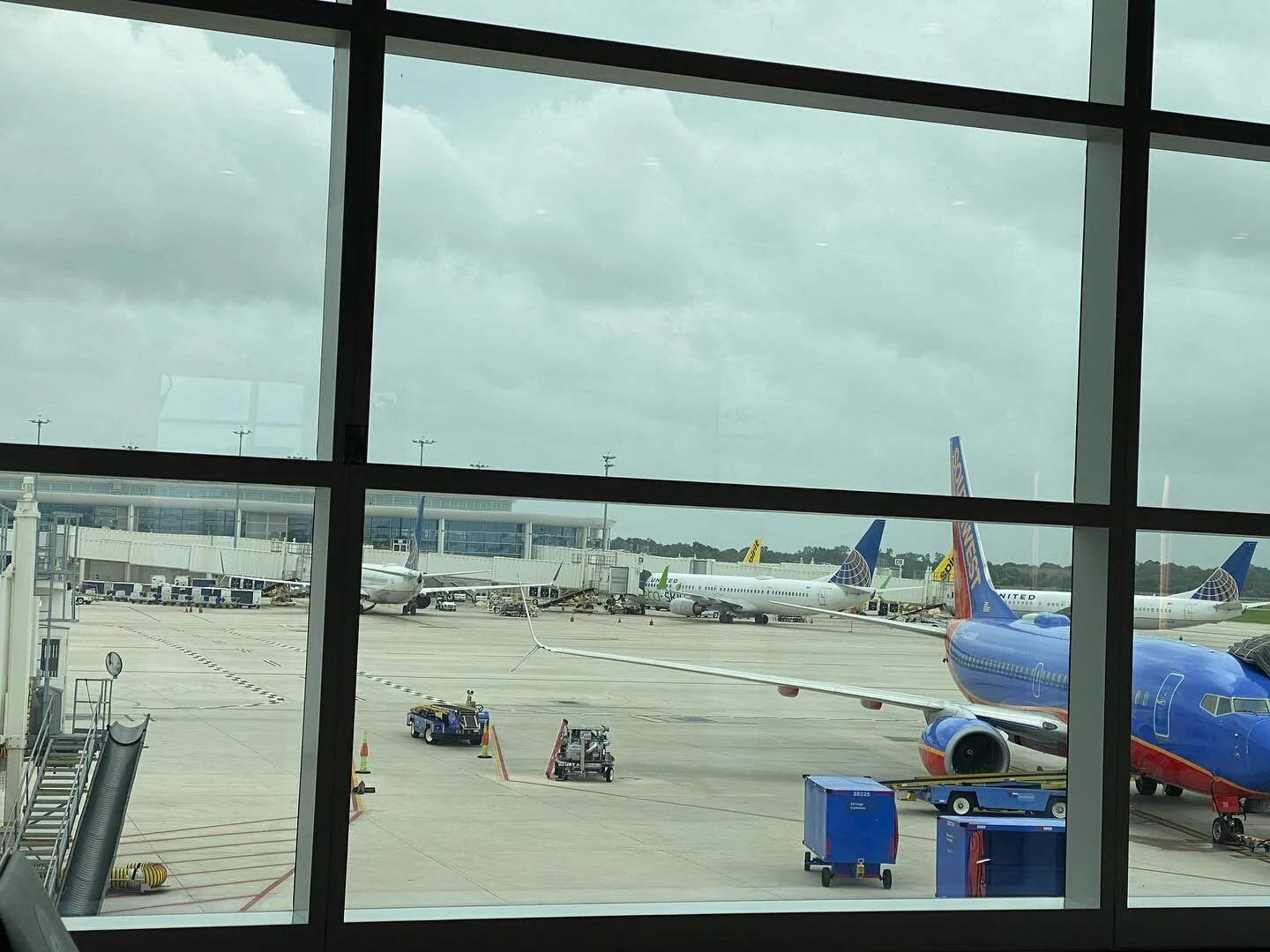 First time flying out of the new terminal in Nola. #travel #neworleans #tampa #nascar #daytona