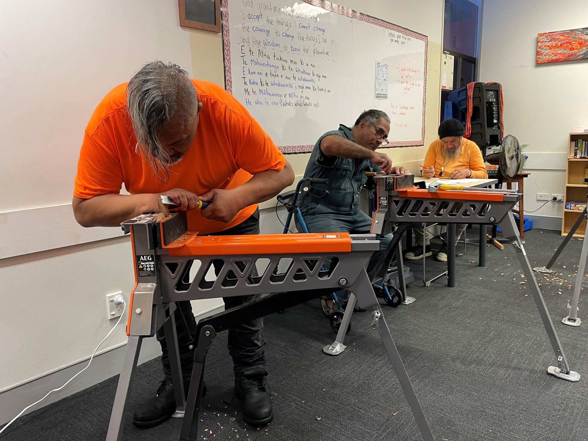 Last year we held a carving course at DCM for whānau to connect with their culture and learn new skills, thanks to funding given to us by St John's In The City Wellington. Kaimahi also took part in order to be able to share the taonga of knowledge th