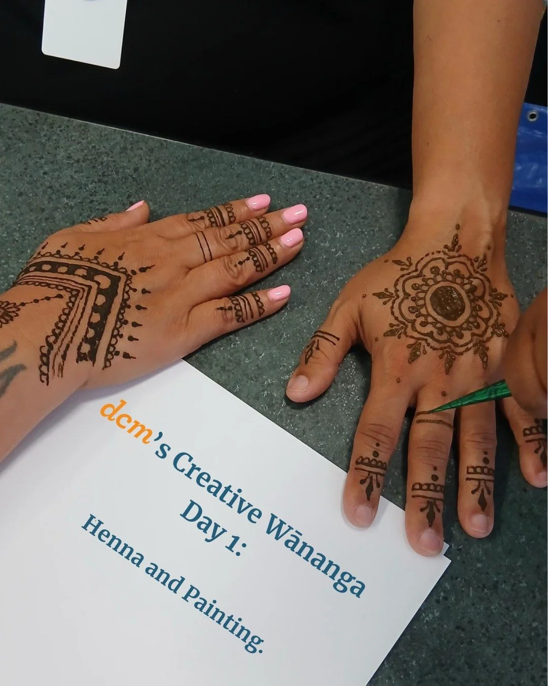 The DCM whare was filled with colour yesterday at Day 1 of our creative wānanga. Thanks to our talented Kaimahi who shared their artistic skills with our whānau.

We want to say a big thank you to the people who responded to our social media post and