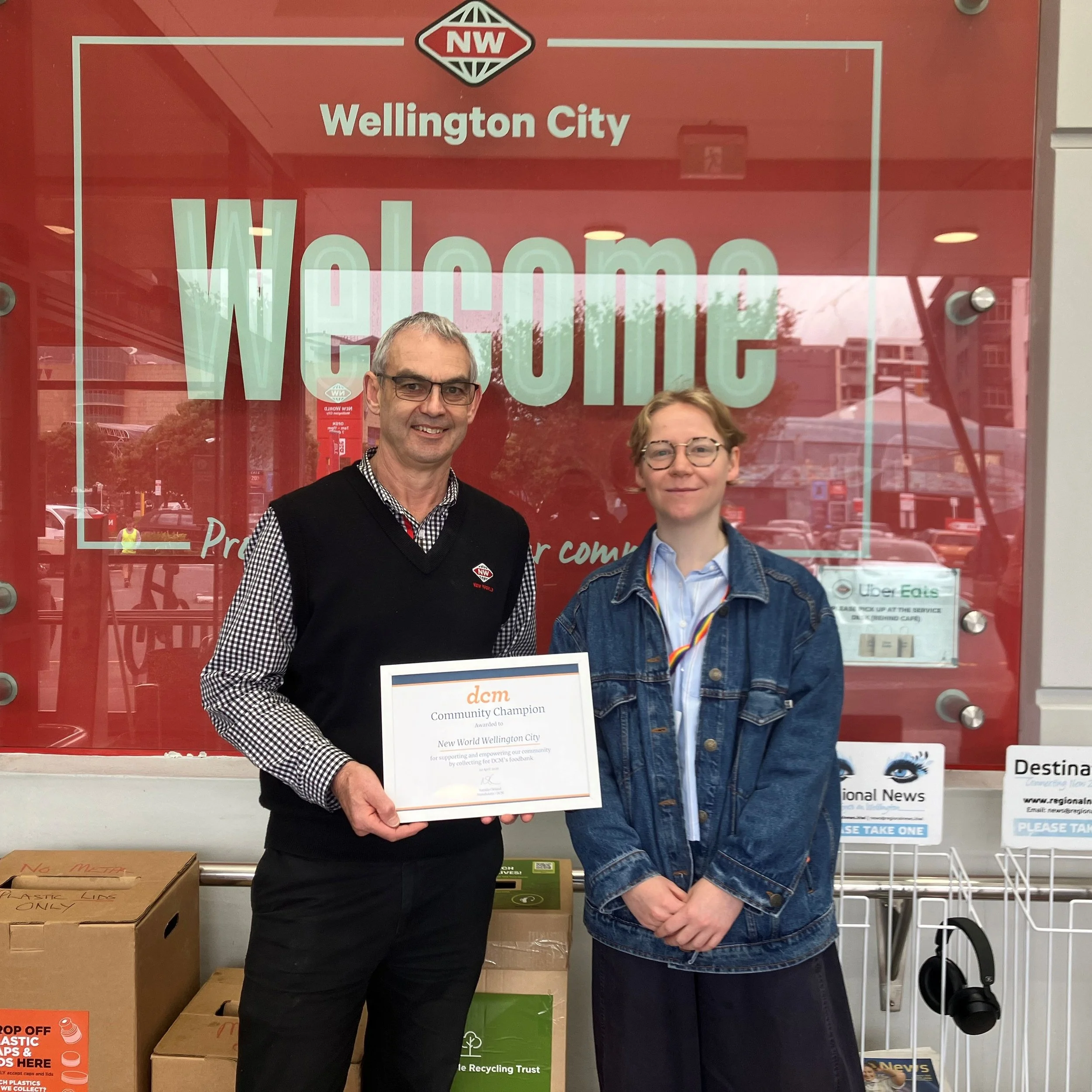 In May and November each year, @newworldwellingtoncity is buzzing with volunteers collecting for DCM&rsquo;s biannual Foodbank Appeal, events which stock the shelves in our Foodbank with emergency food to support our community. 

For the rest of the 
