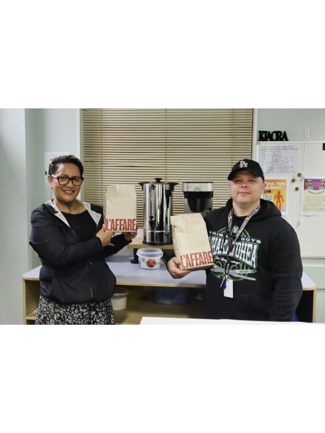 When people come to Te Hāpai (DCM&rsquo;s Community Space) they are met with a warm welcome and a cup of coffee. The space is a gateway for people to connect with our foodbank, counselling, health and housing services.

Thank you to @laffare &ndash; 