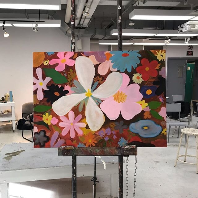 thinking very hard about flowers
.
.
.
.
#wip #painting #flowers