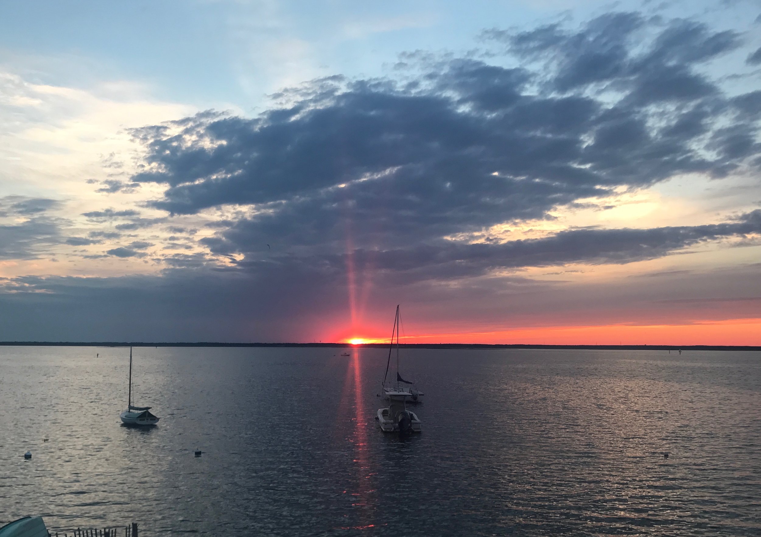 View from Captain Tom's workshop in Harvey Cedars, NJ