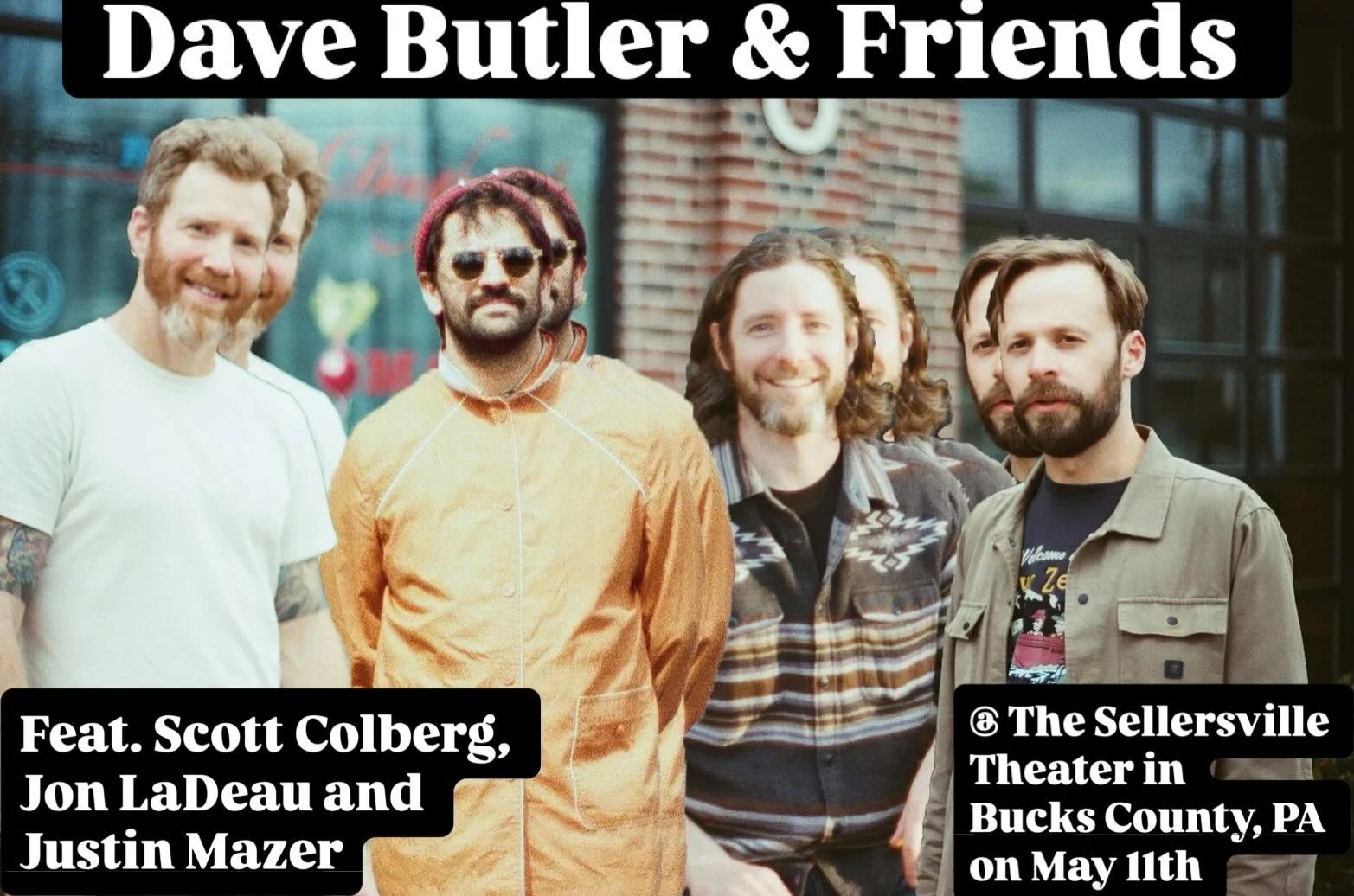 Tomorrow night, May 11th in Sellersville, PA!! It&rsquo;s gonna be a fun Monday, start your week off with some great music at the historic Sellersville Theater.
Dave &amp; Friends @ 8
Paris Monster @ 9:30