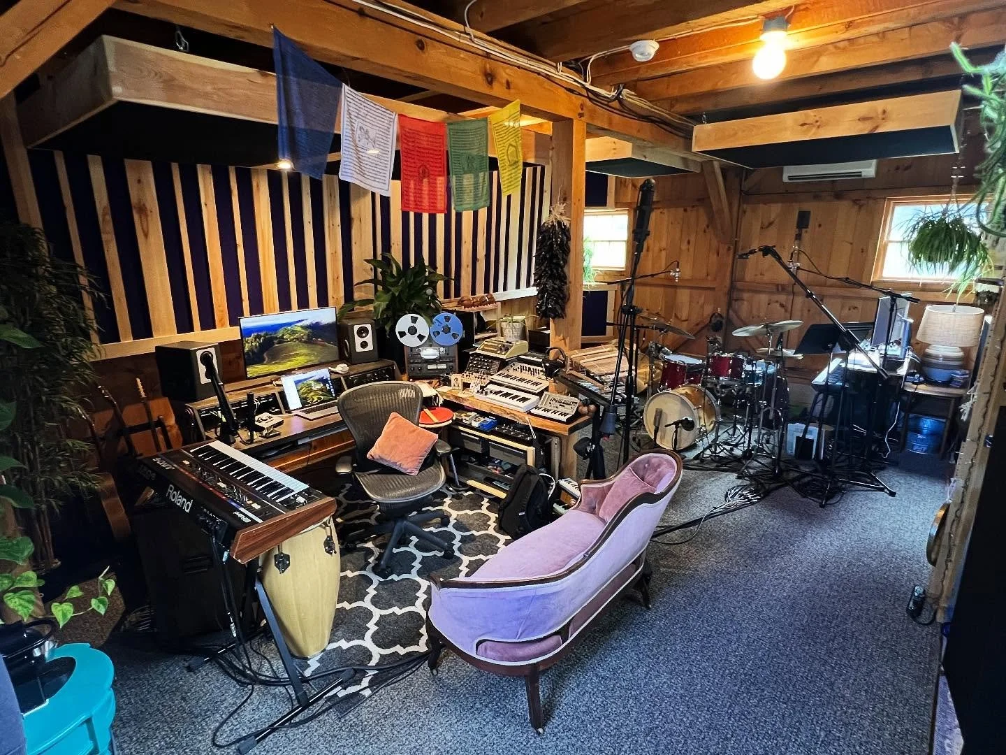 A place to create.

No touring for me for a little while. 

I&rsquo;ll be around to make music with you.