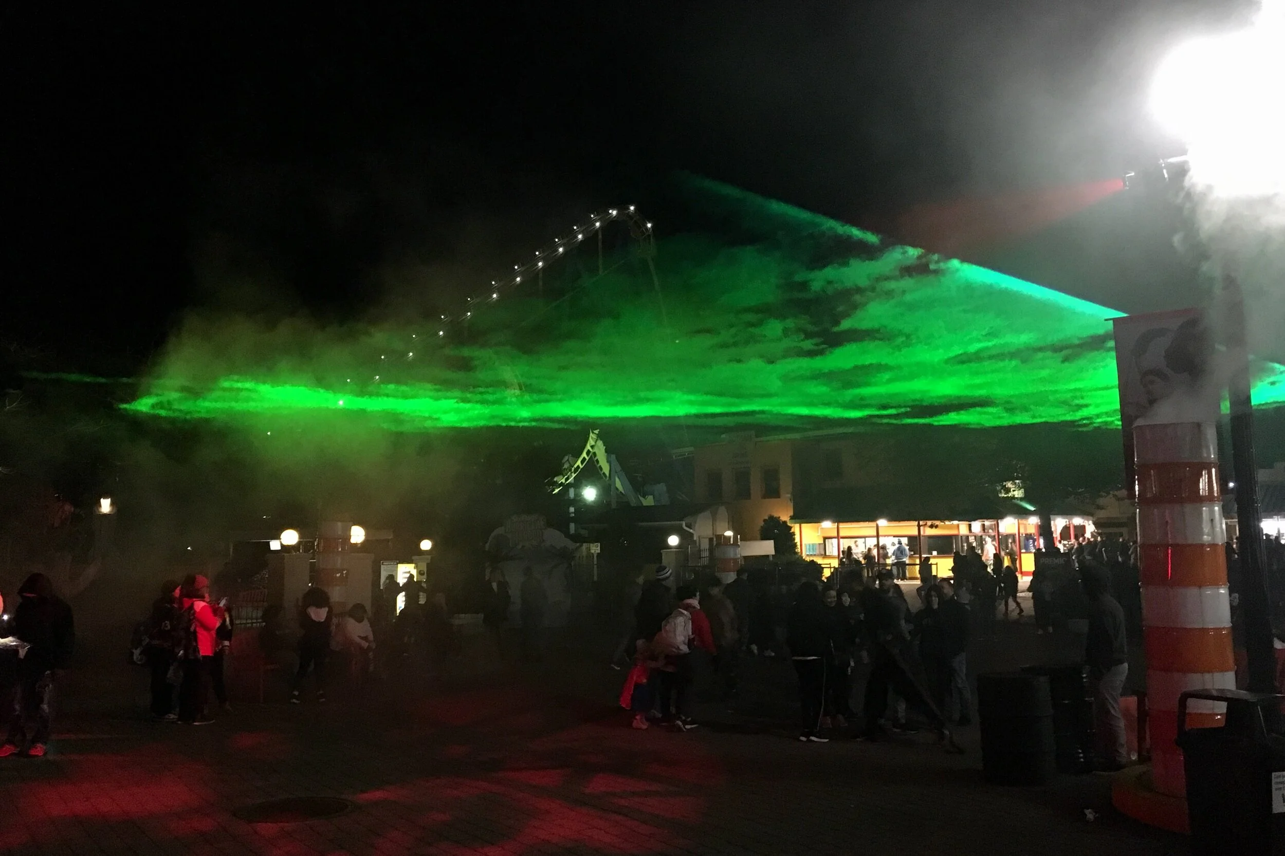 The Fright Fest night at Six Flags Great Adventure, New Jersey.