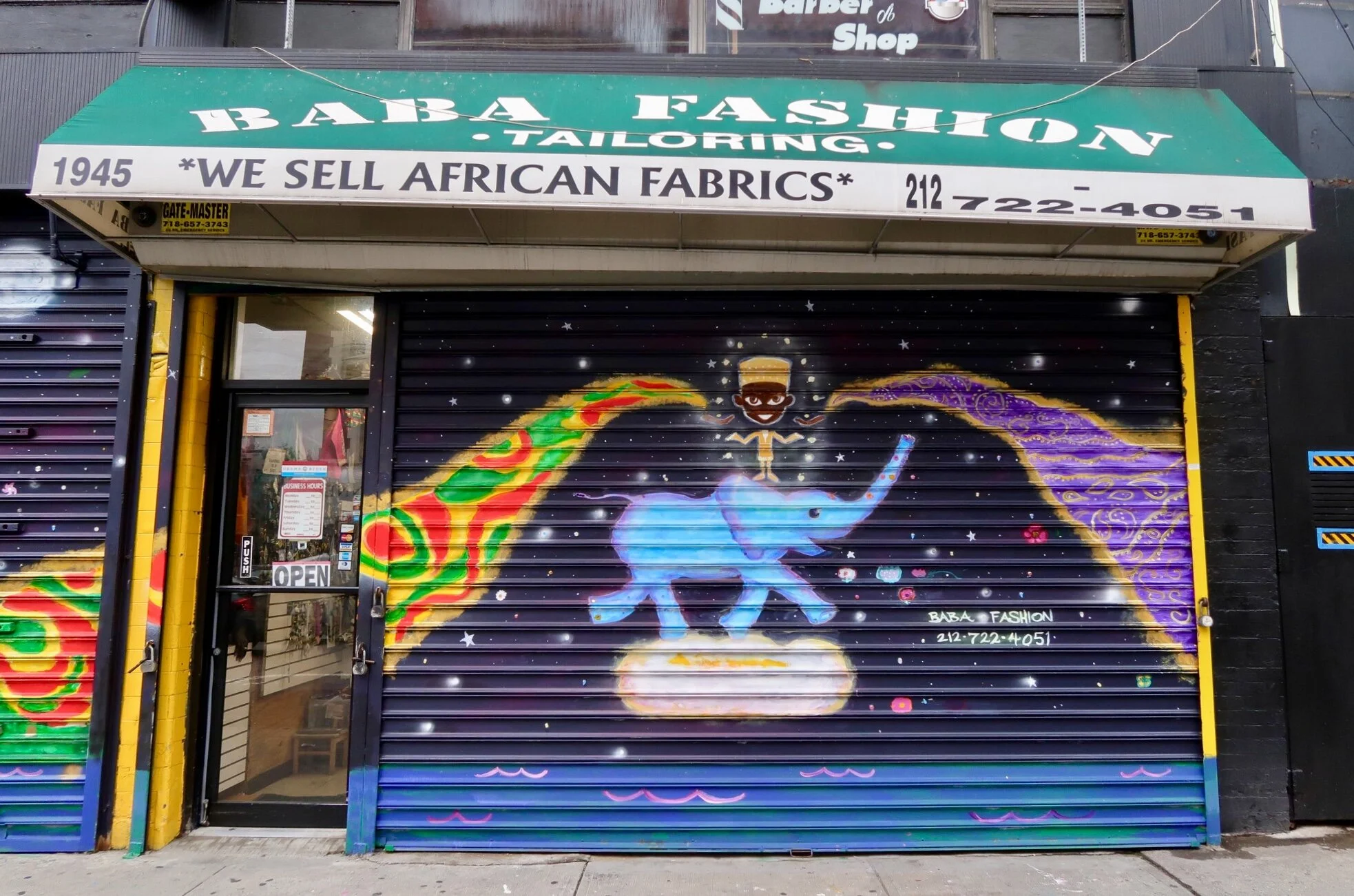 100 Gates Project murals in the Lower East Side, NYC.