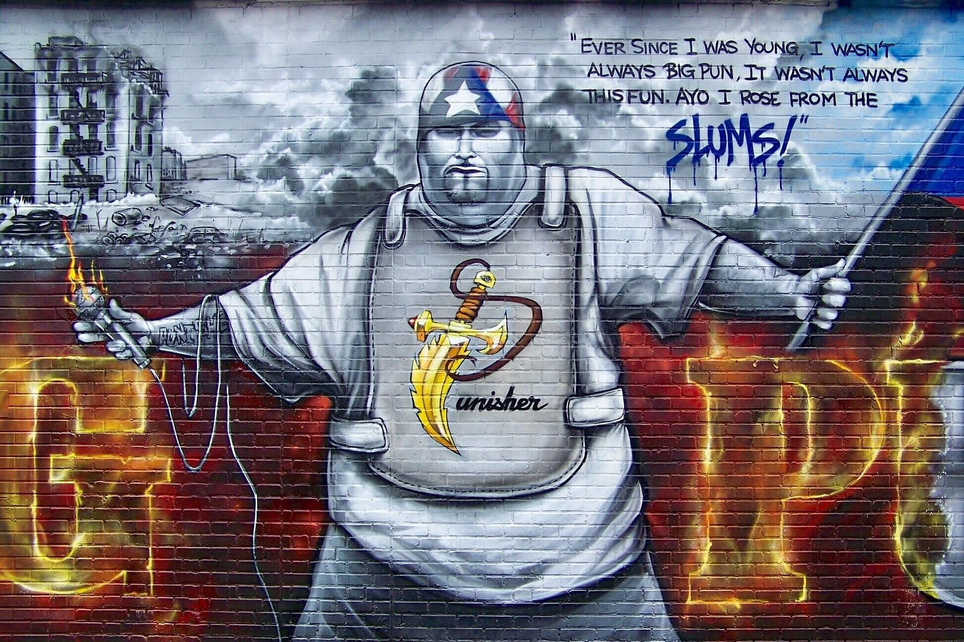 Big Pun mural in The Bronx.