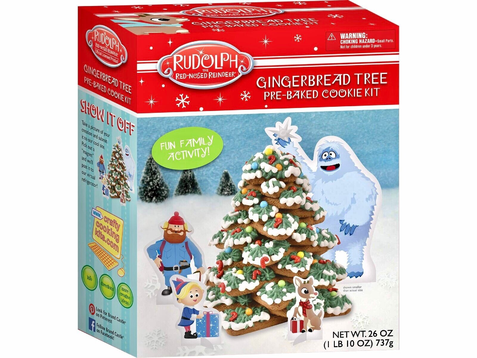 Rudolph the Red-Nosed Reindeer Gingerbread Tree.