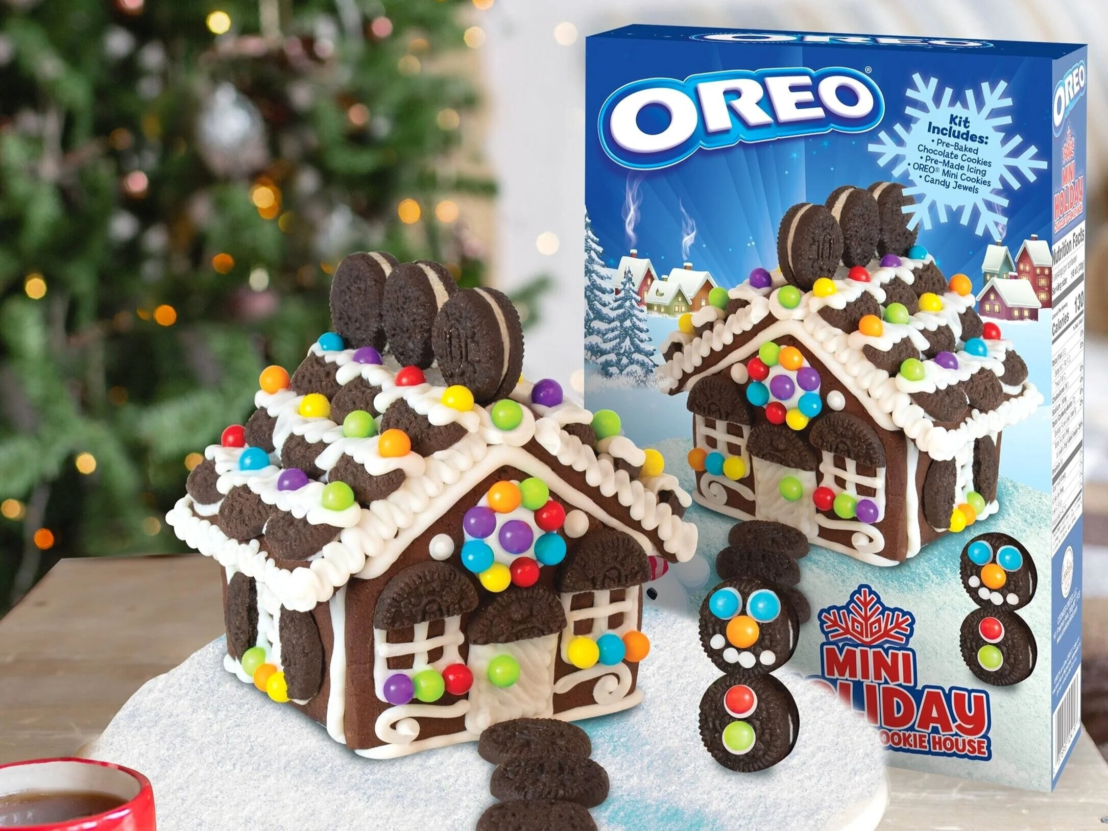 Oreo Mini Holiday Chocolate Cookie House.