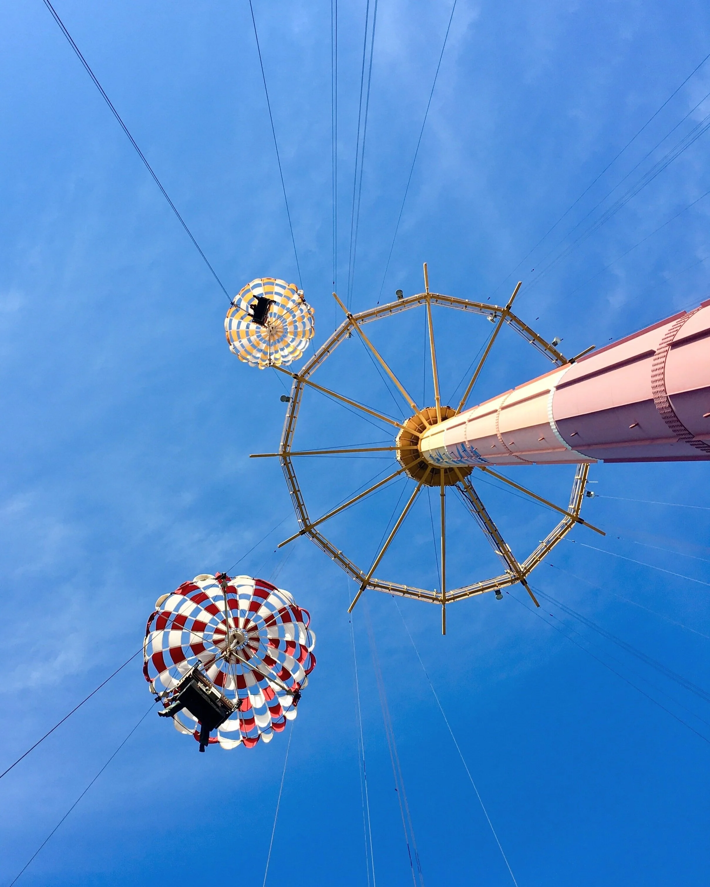 Parachute Training Center: Edwards AFB at Six Flags Great Adventure.
