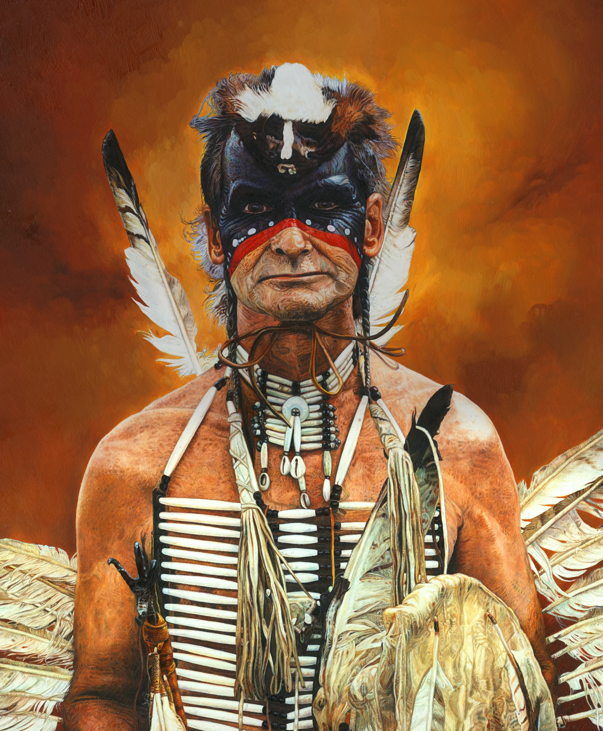 Laughing Crow detail