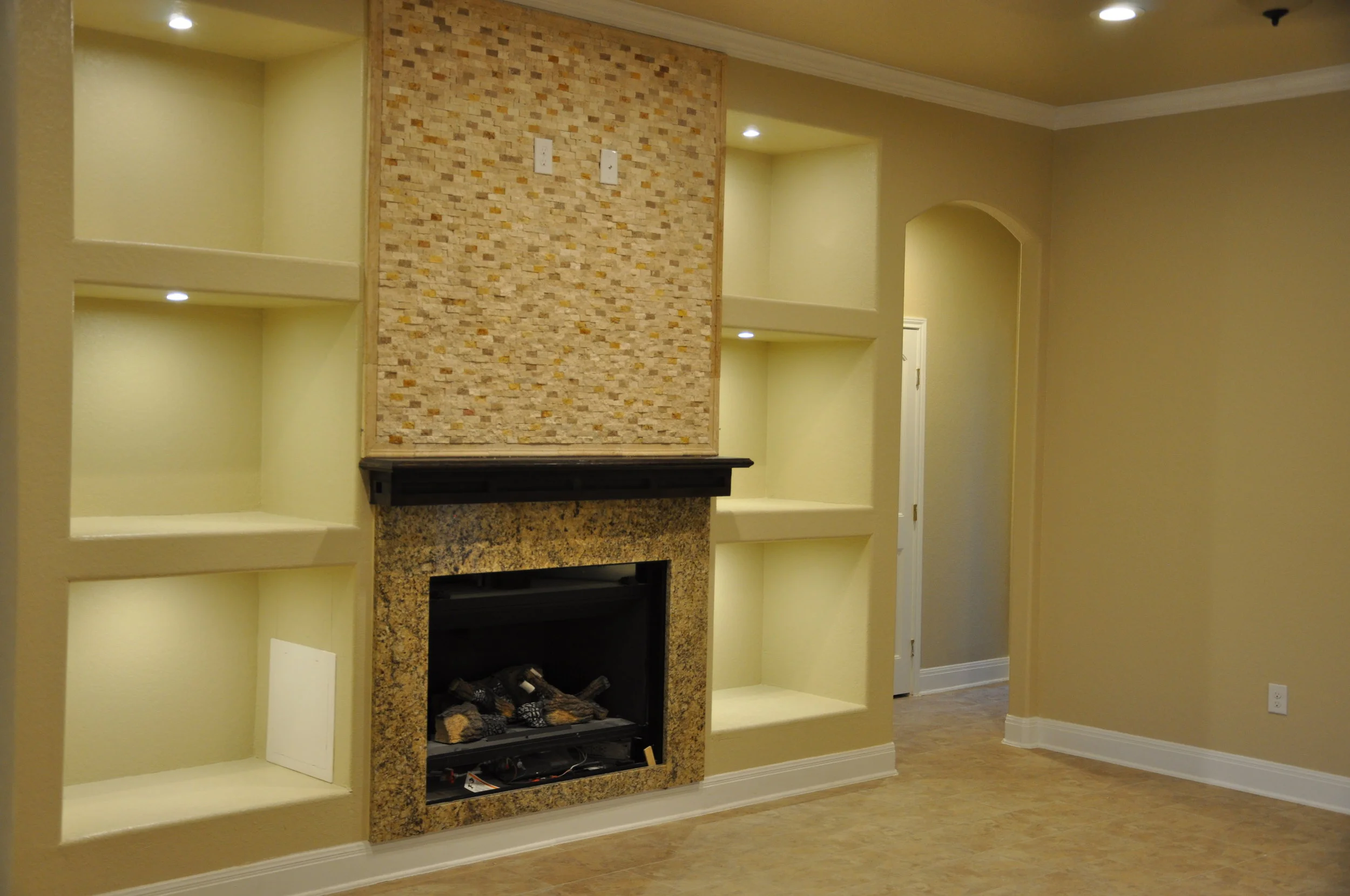 Over Fireplace Media