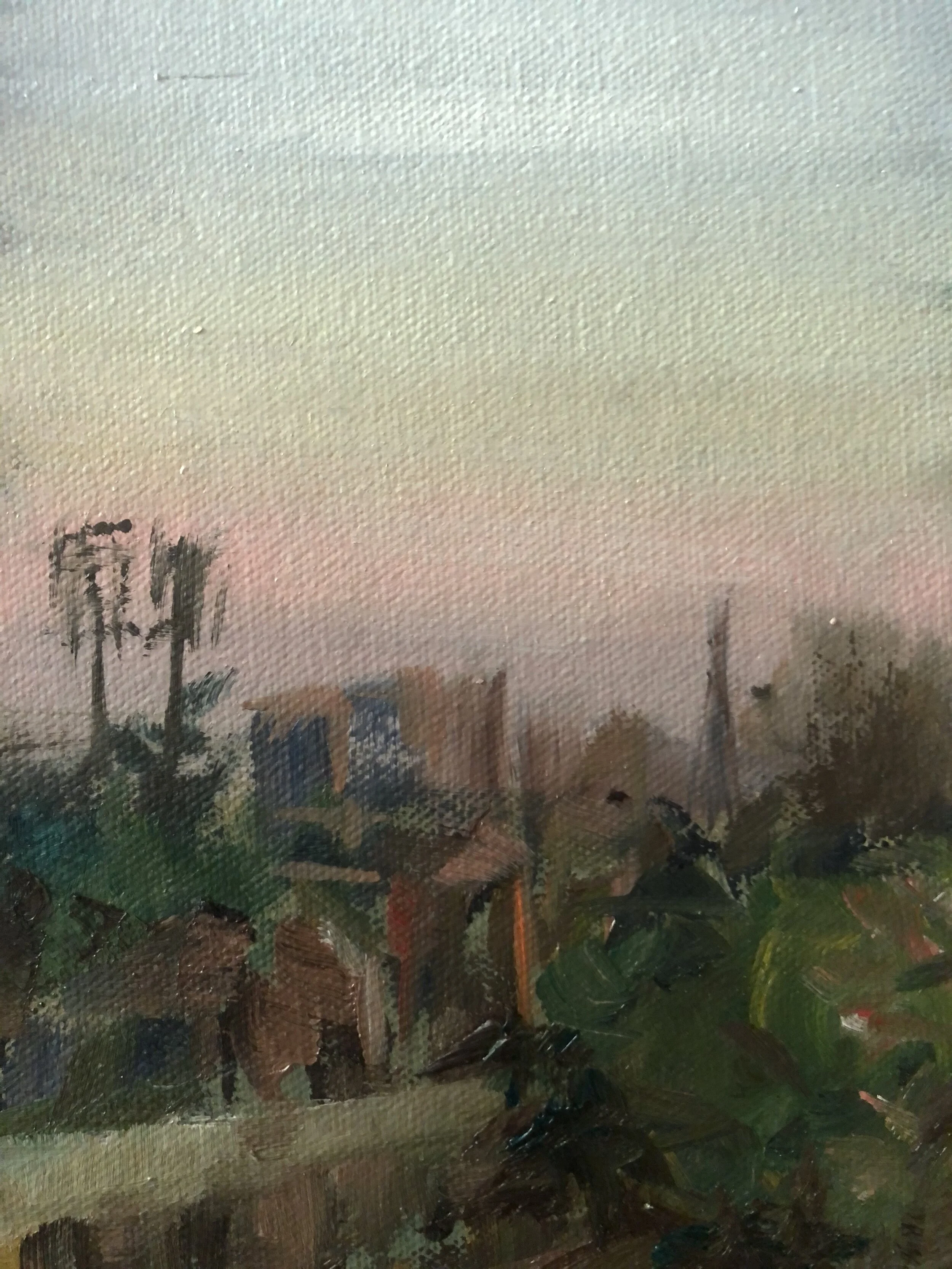 Plein air lockdown from Terrace