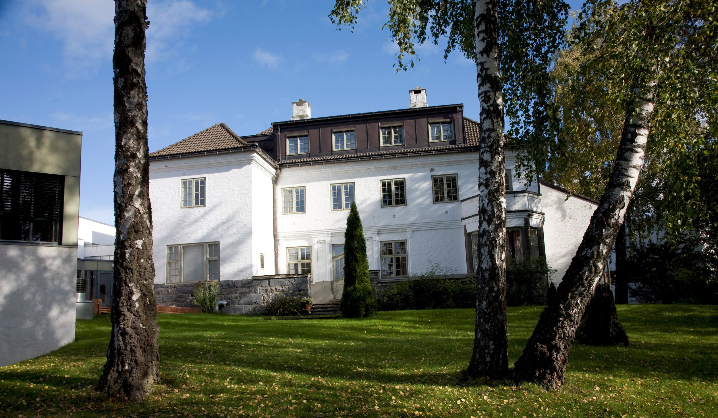 The Academy seen from its garden
