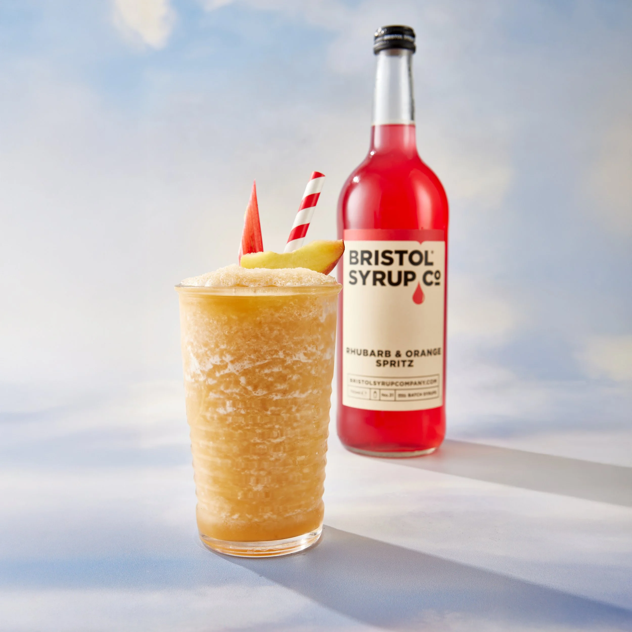 Peach &amp; Rhubarb Slush