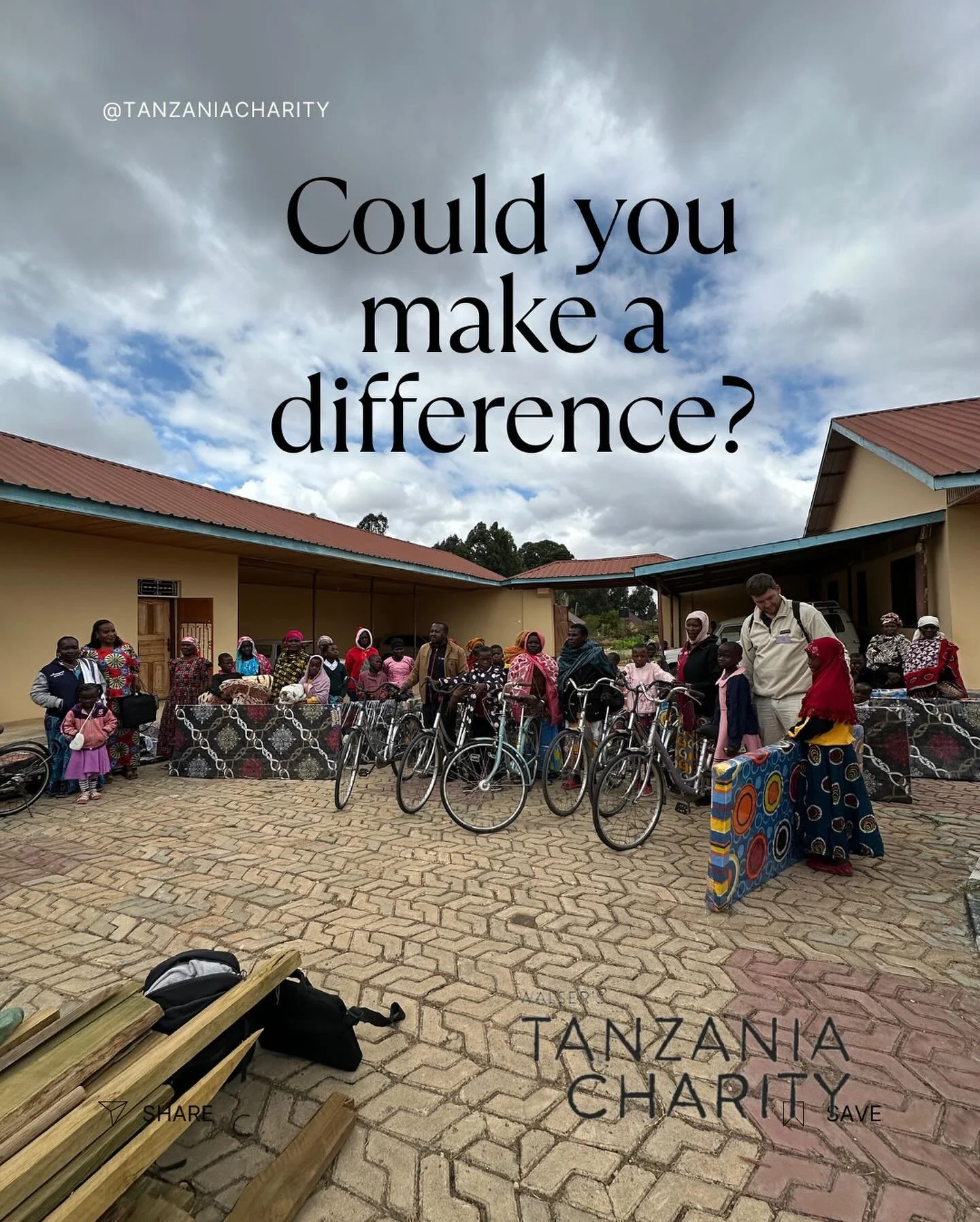How could you make a difference?

. You could sponsor a child for less than &pound;15 per month

. You could make a one off or occasional donation to our Hardship Fund

. You could collect clothing, shoes or educational supplies for us to take to Ifu