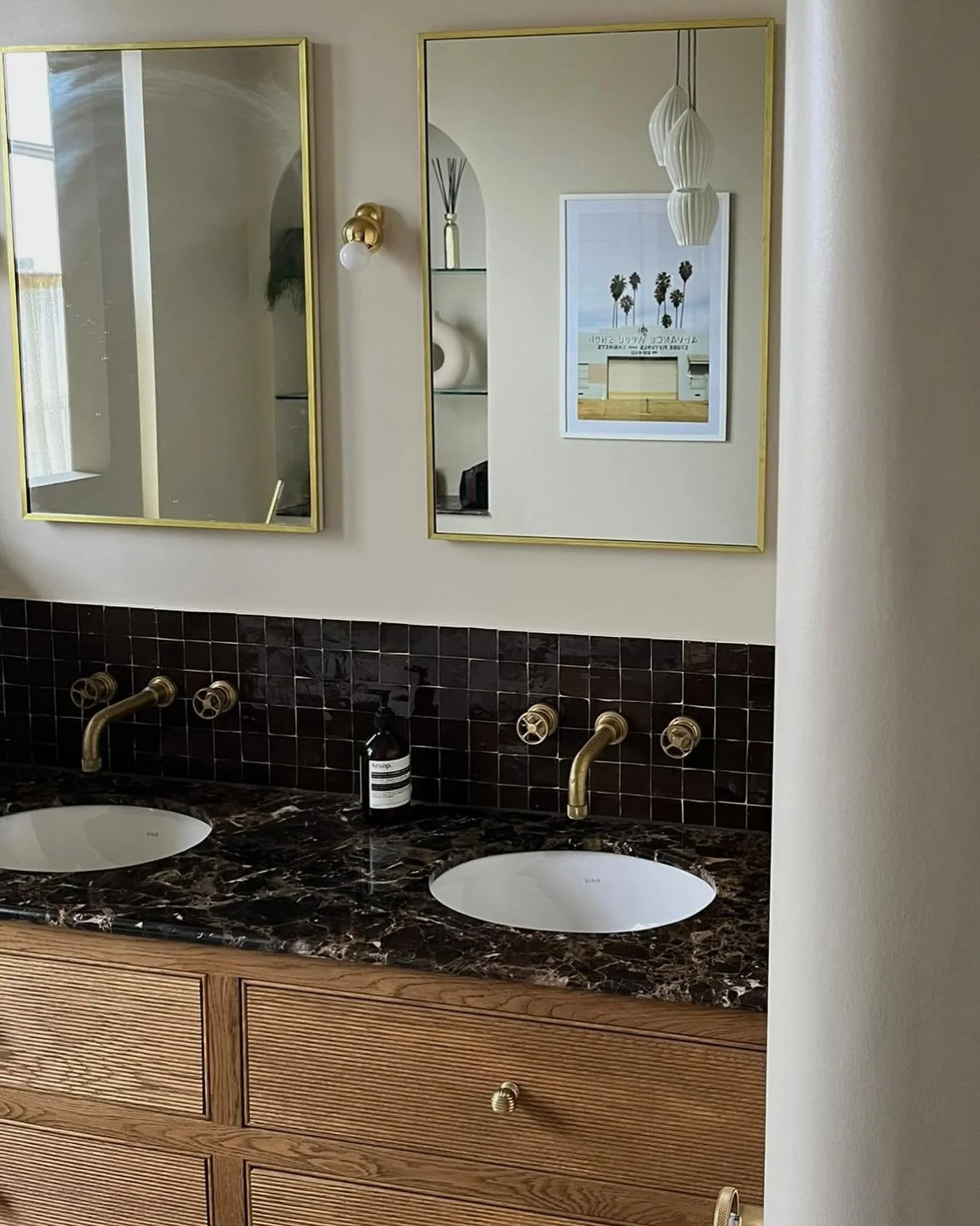Posting an unedited non professional picture again because does instagram still showing posts anymore?

Probably one of my favourite bathrooms we have designed. There are tricky spaces to design, bathrooms&hellip; but when it all works out and meets 