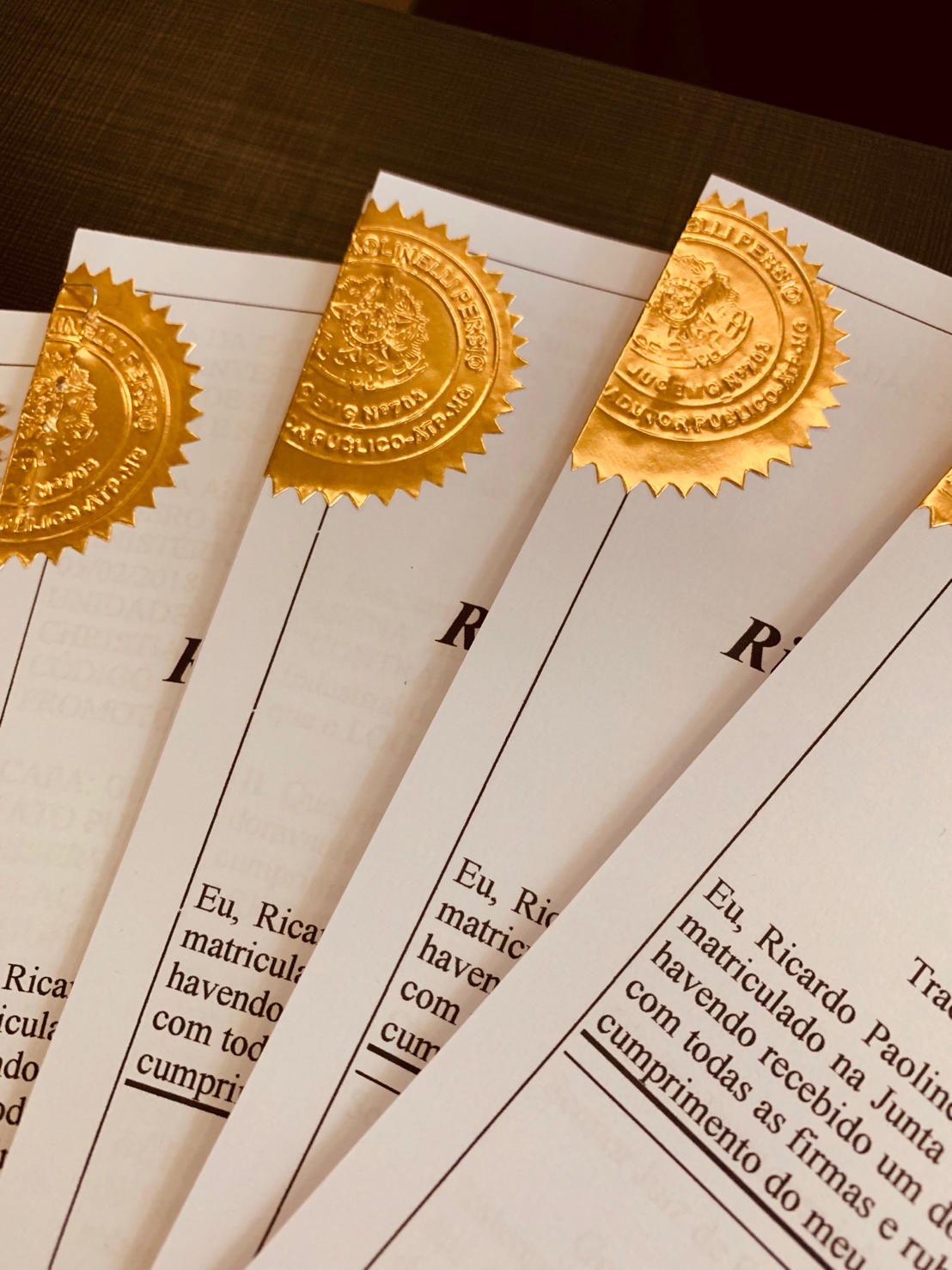 Selo da tradução juramentada