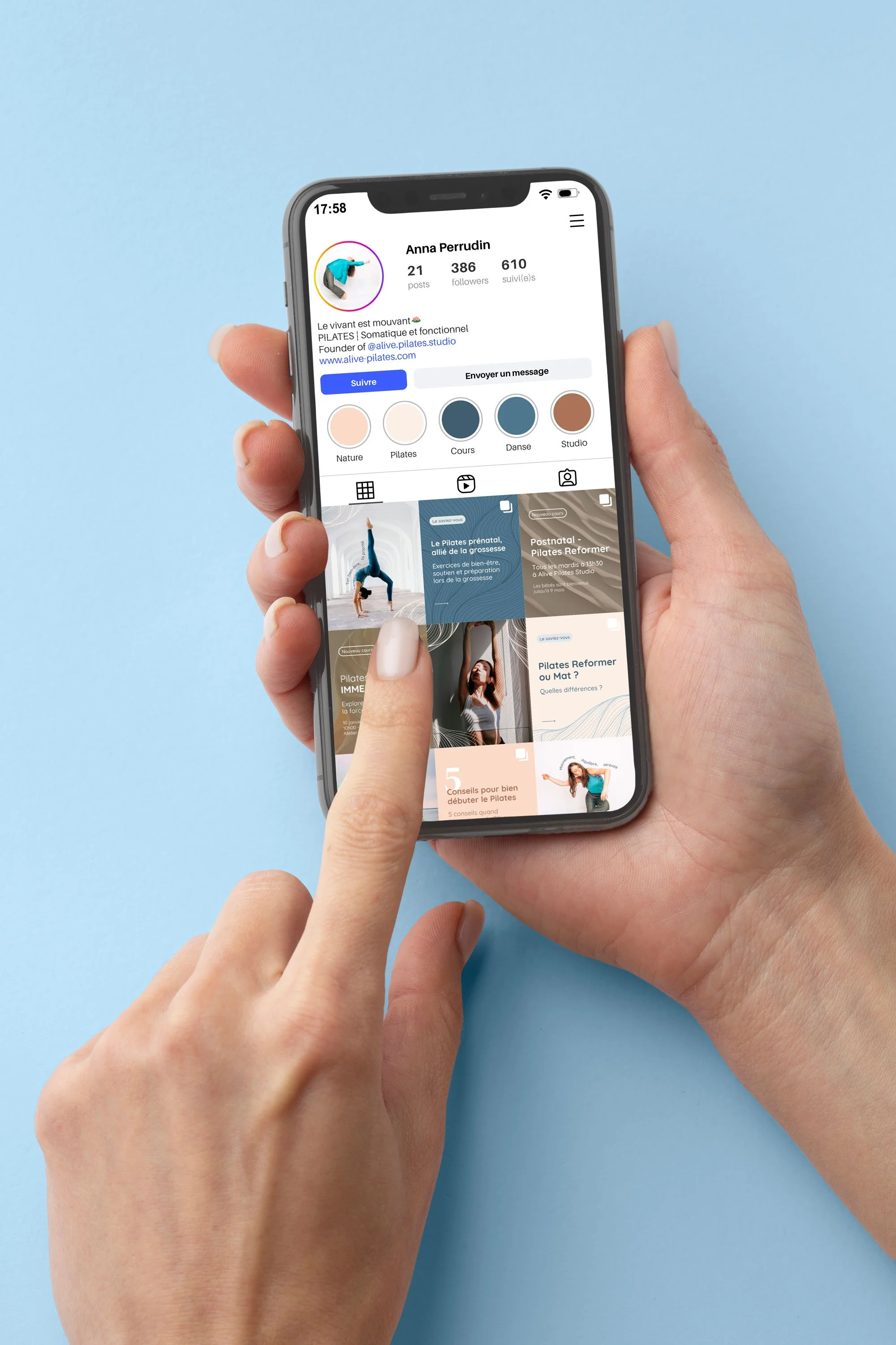 Anna Perrudin Speierer - Professeure de Pilates