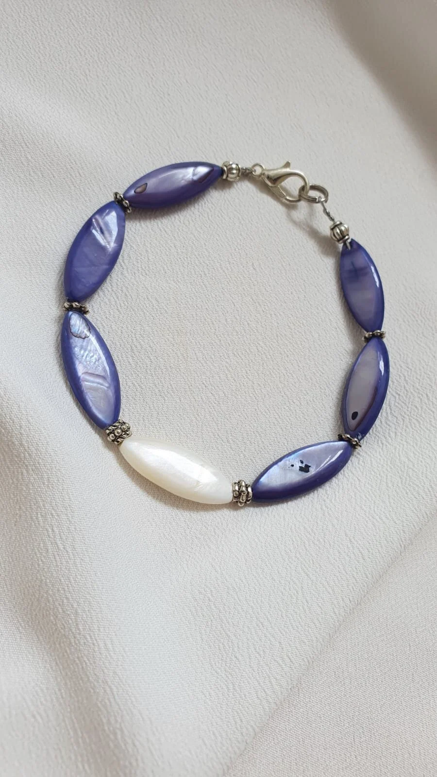 White within the blue