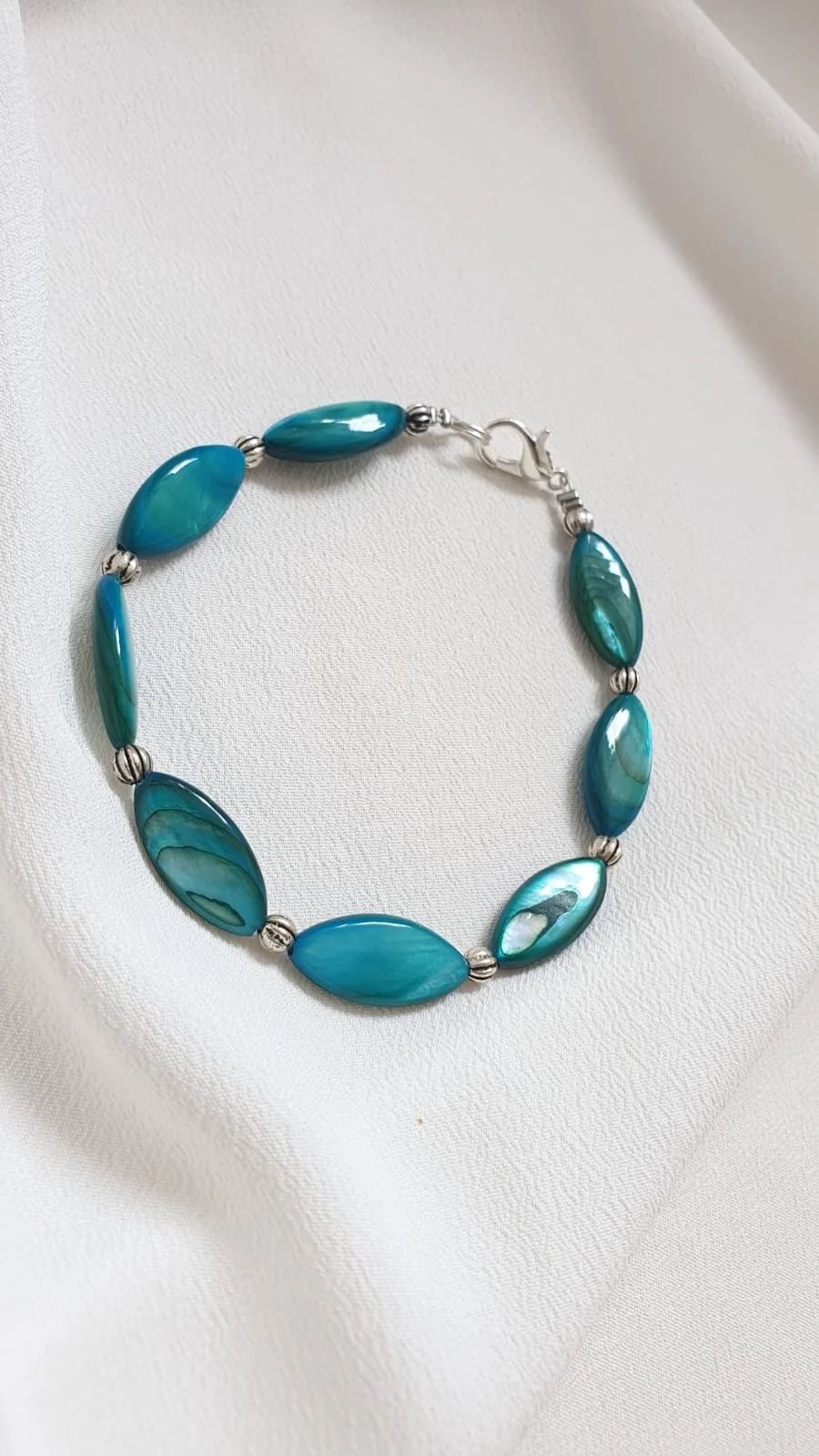 Turquoise shell bracelet