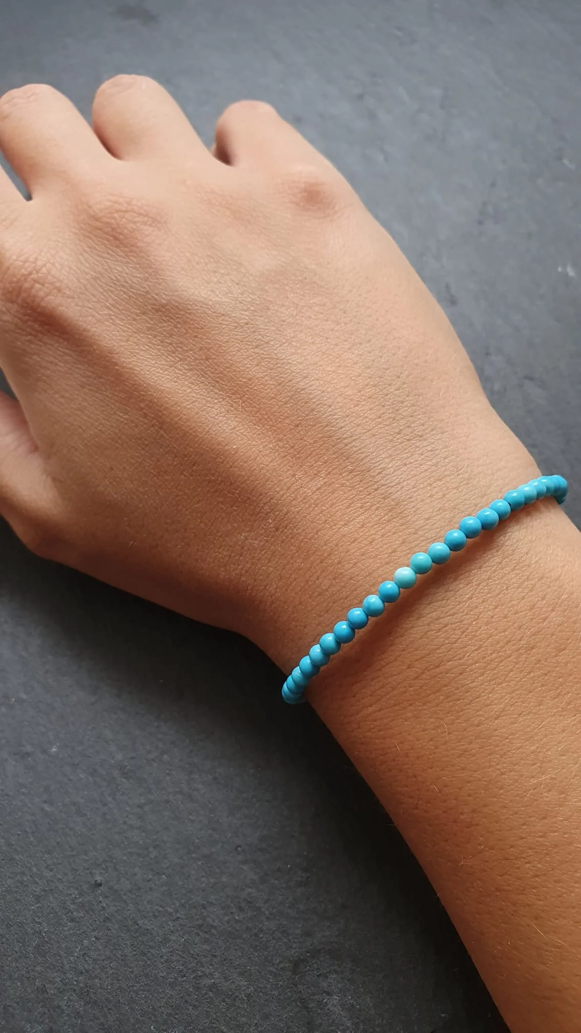 Turquoise minimalistic bracelet