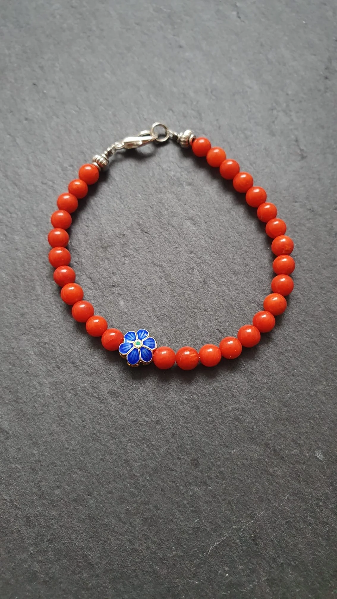 Adriatic coral bracelet