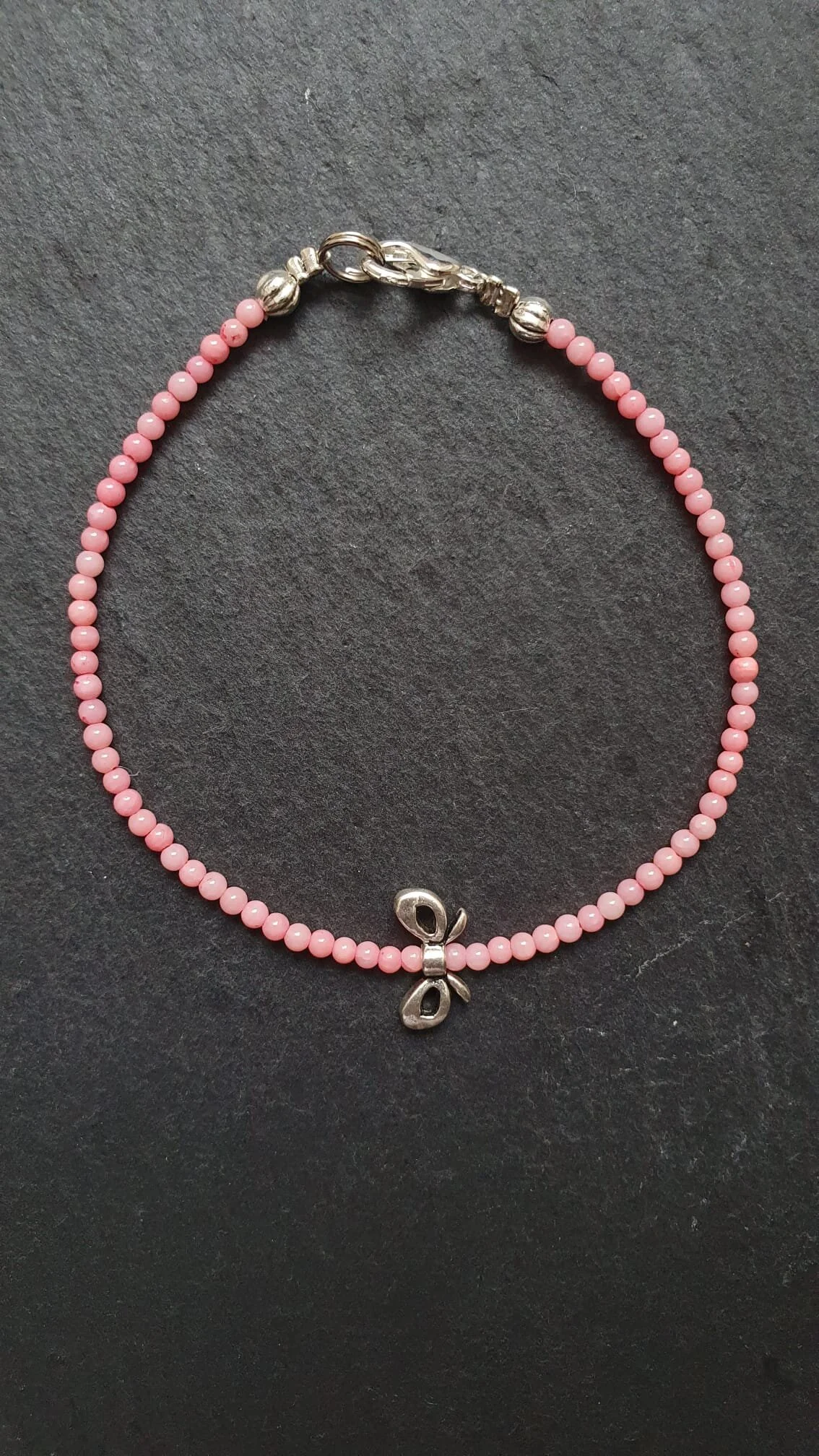 Angel skin coral bracelet