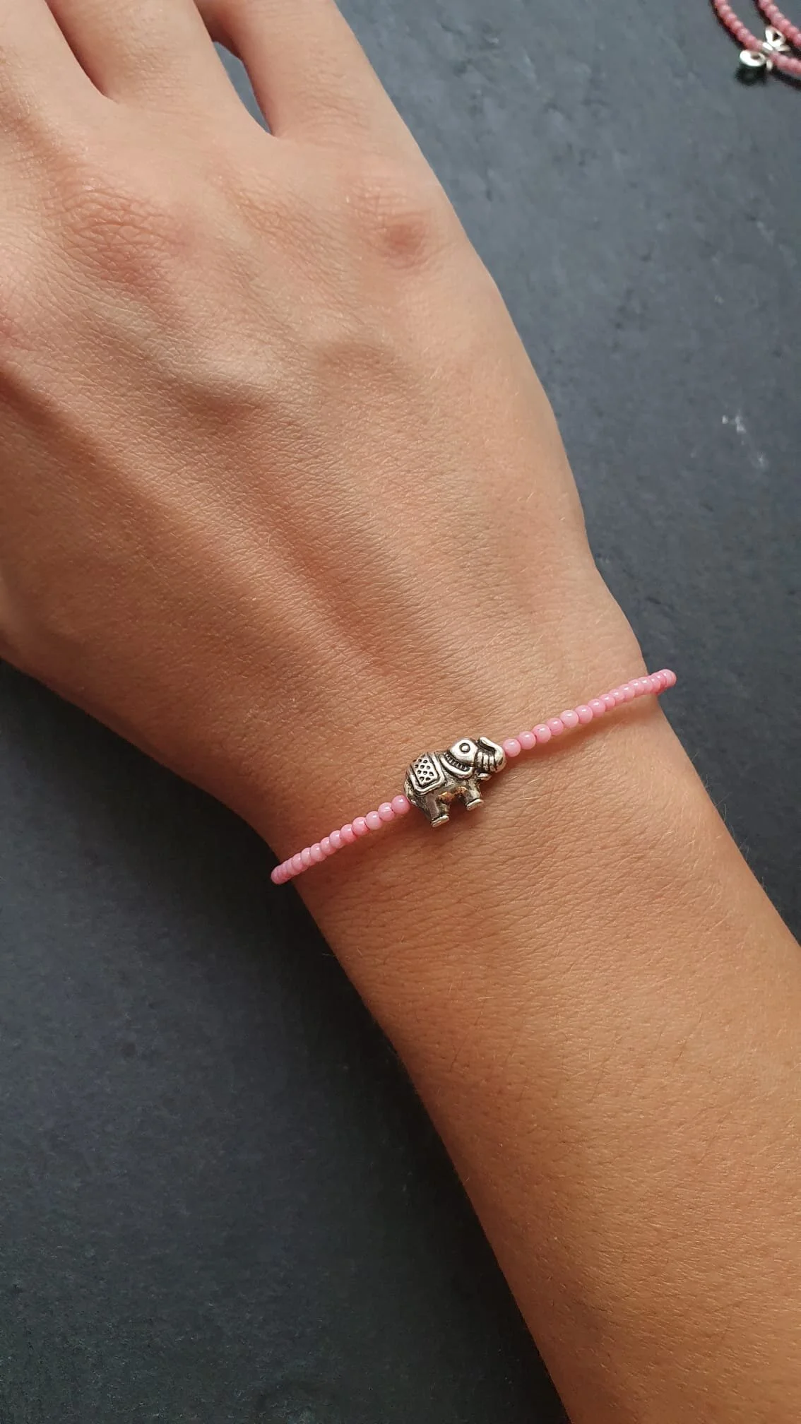 Angel skin coral bracelet