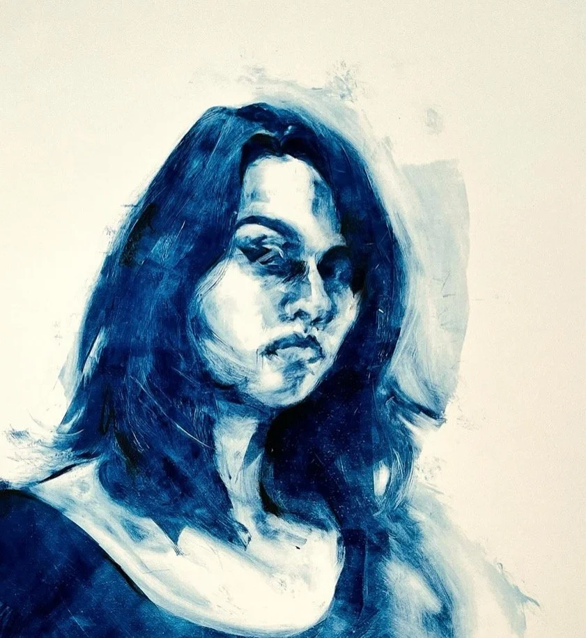 ****SPOILER ALERT**** We are so thrilled that good friend of the mag @chloe_barnes_artist has won Sky Arts Portrait Artist Of The Year. Chloe is the first printmaker to win @artistoftheyear and her unique monotypes saw her progress through the rounds