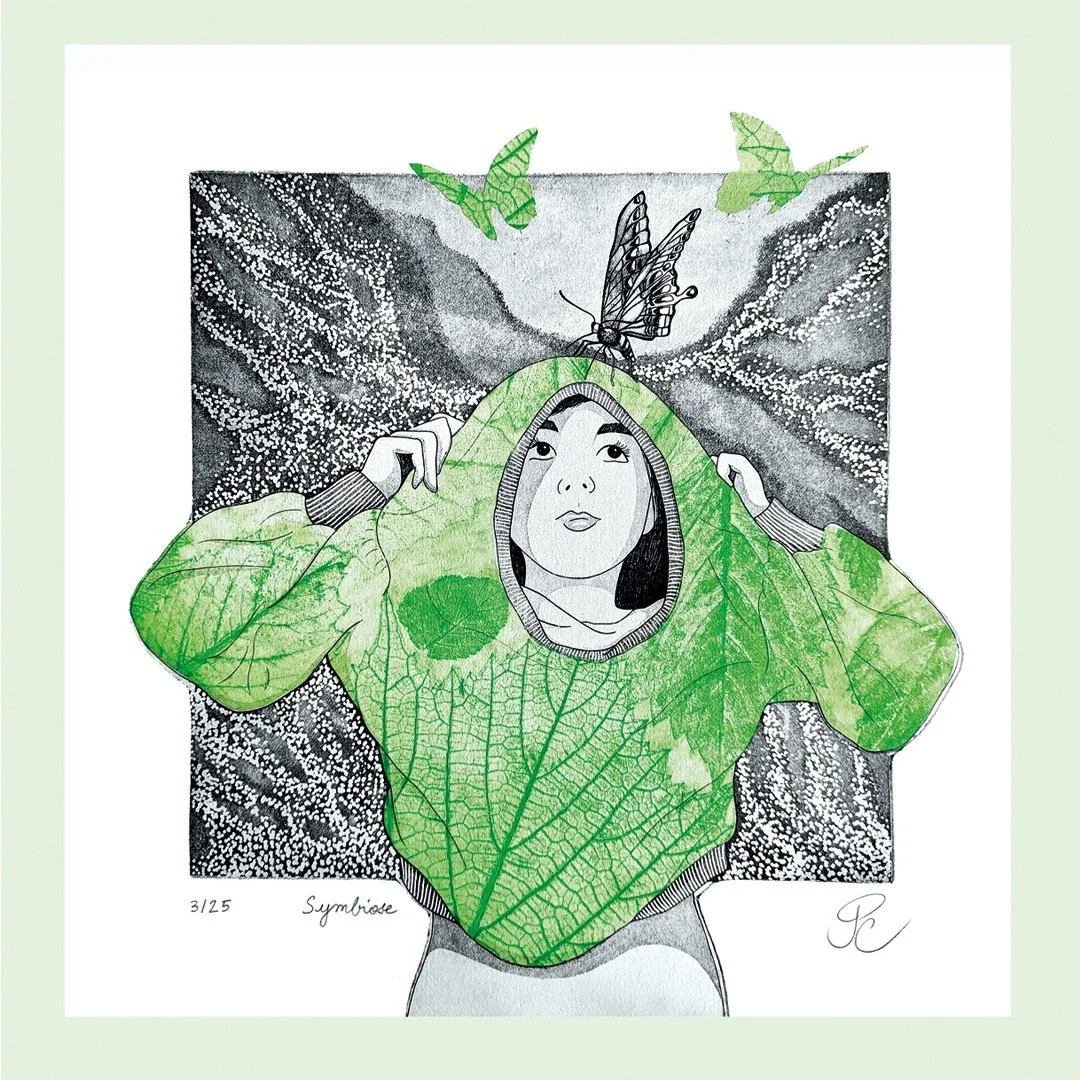 Well done to&nbsp;@atelierpaulinecarlioz for her winning entry to our Issue 33 print challenge. 

We loved the delicate mix of mark-making and chine coll&eacute; that Pauline brought together in her print. 33. Read her winner's Q&amp;A in Issue 33 &n