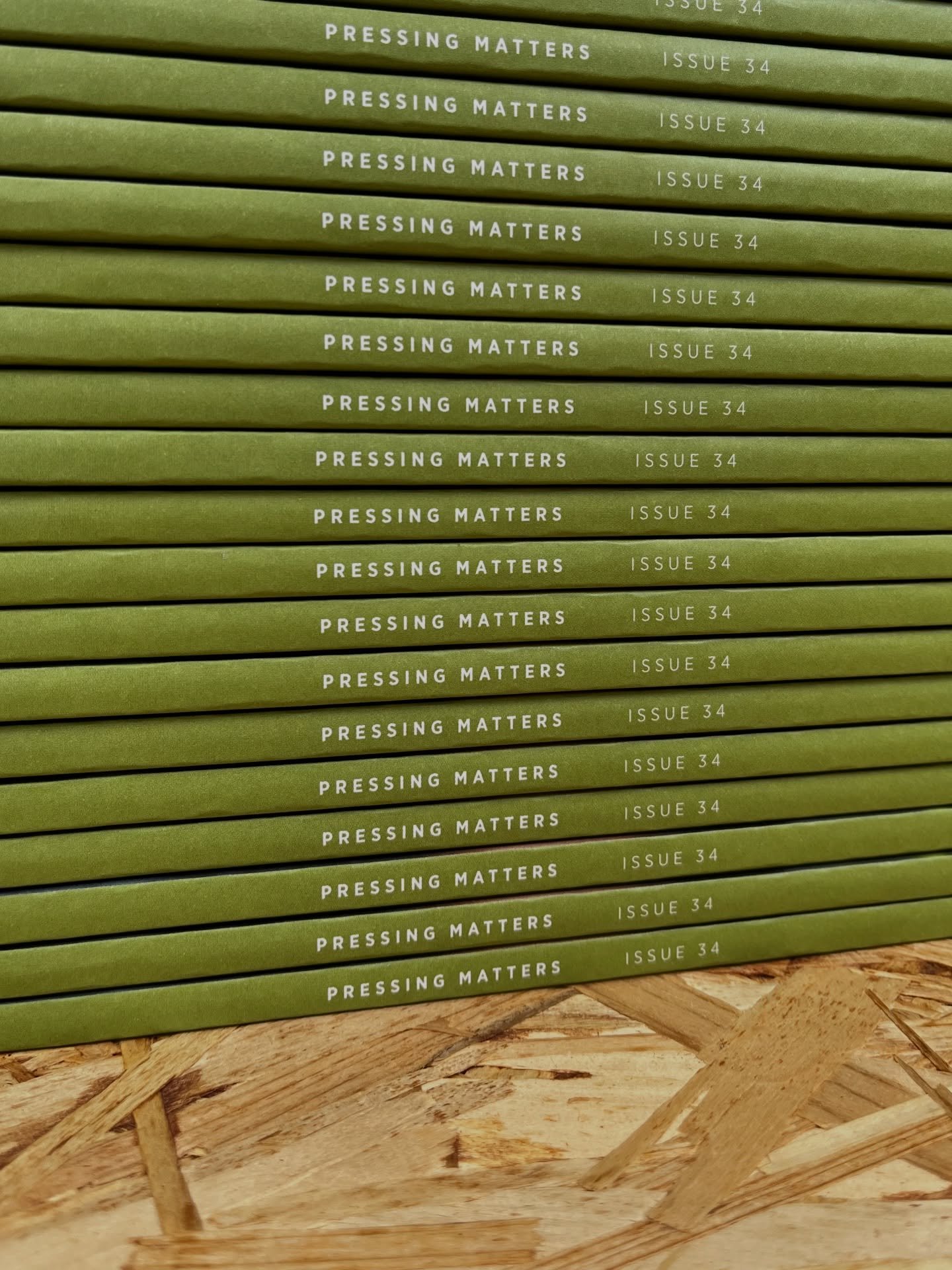Pleased to share that our next edition of @pressingmattersmag we be released next week on Wednesday 22nd April. We&rsquo;ve had a bunch of advance copies and have been packing them up ready to send out to our stockists, and our mailing house is busy 