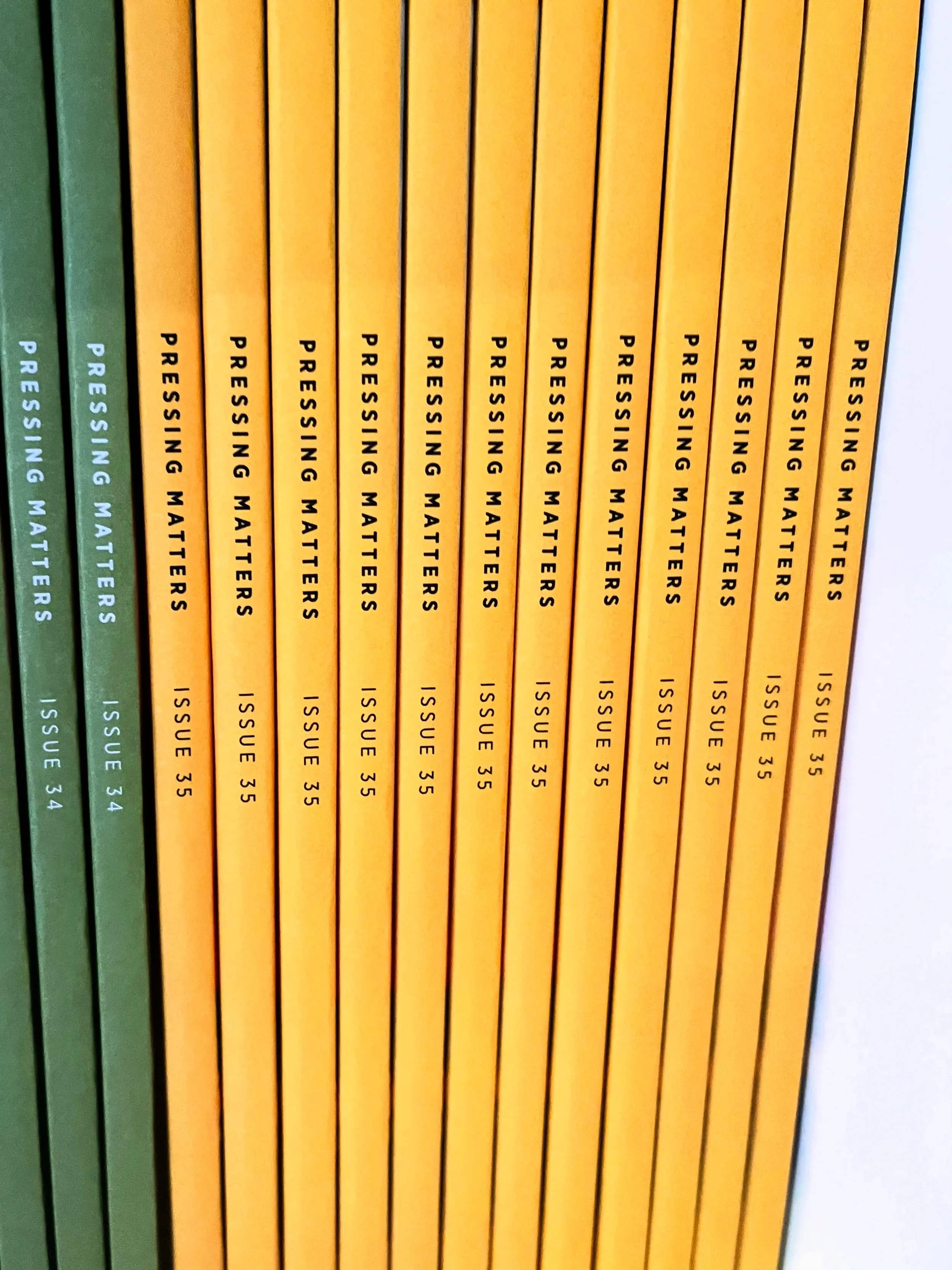 I&rsquo;m pleased to share that Issue 35 of @pressingmattersmag will be released this Thursday 13th August and will be making its way to subscribers and stockists soon after. It will be online and available from mid-morning on Thursday and it&rsquo;s