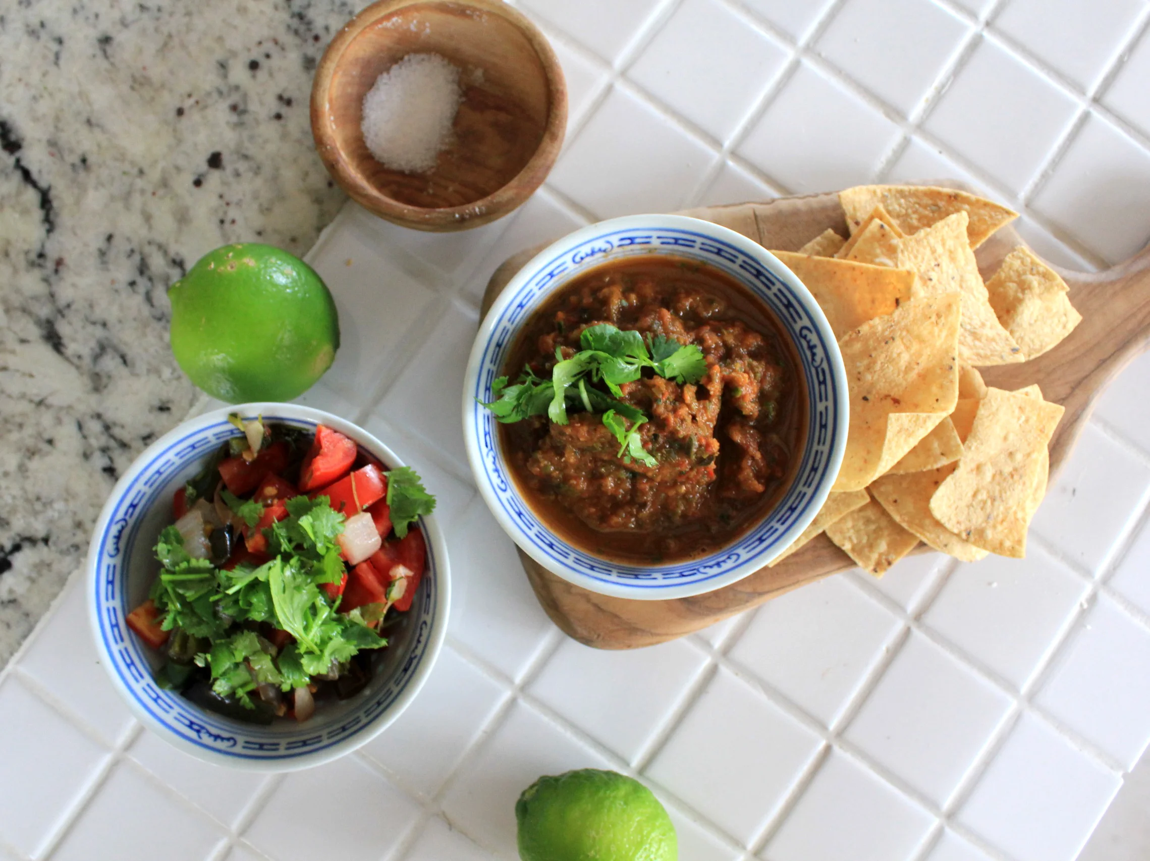 You can leave the salsa chunky and rustic, or blend it (my favourite way) for flavour that really hits with every bite.