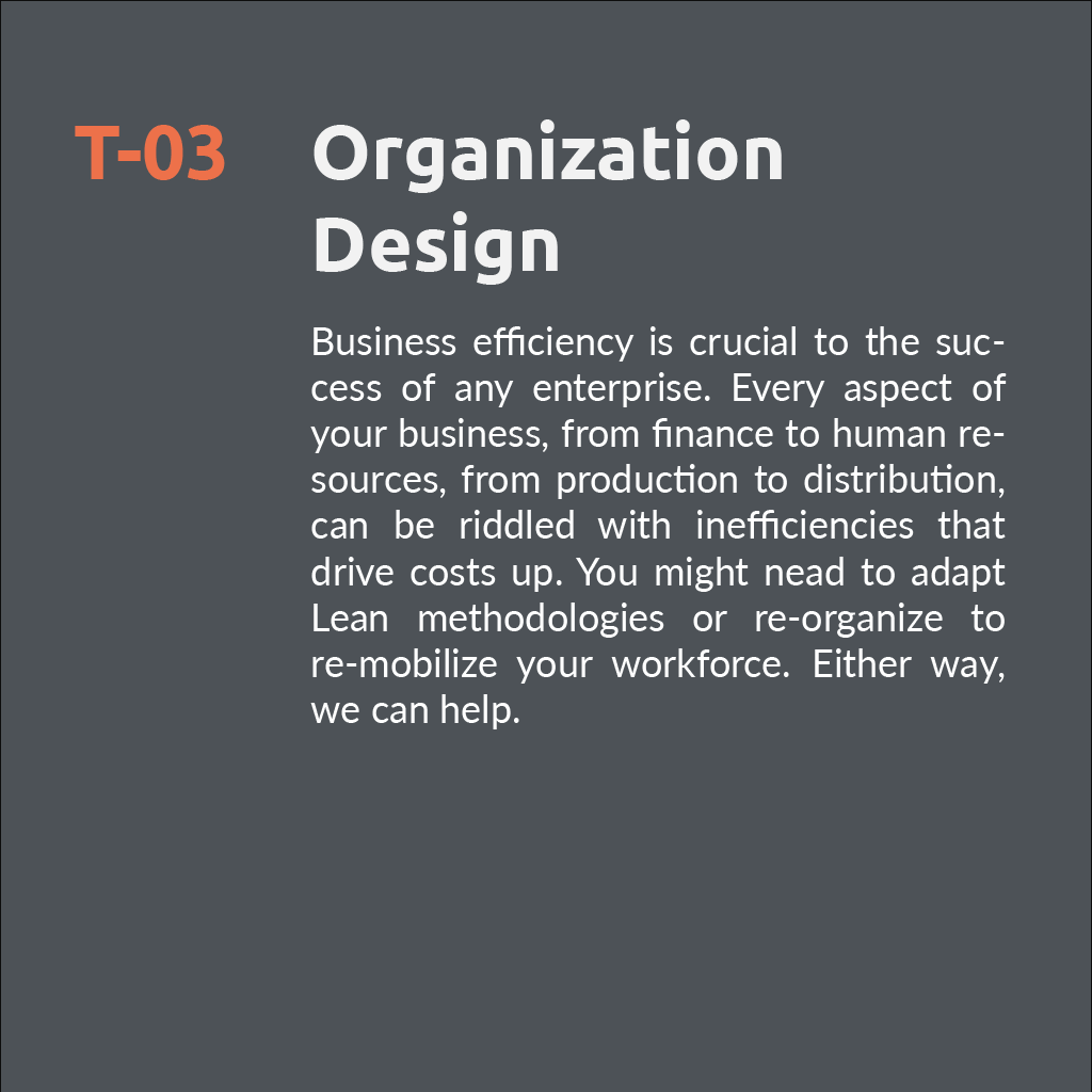 Organization design