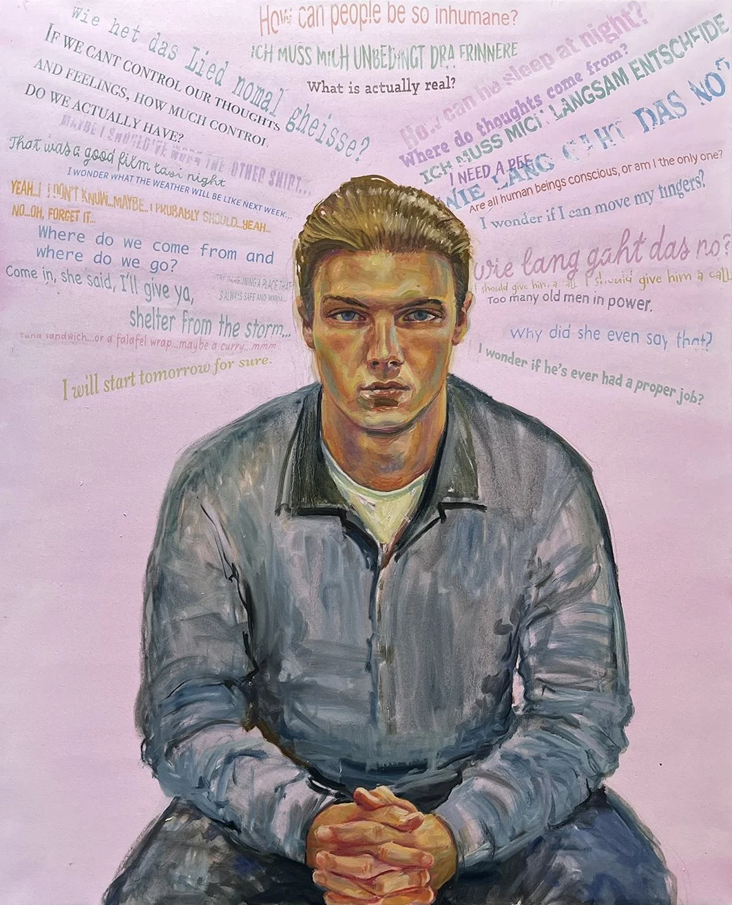 Flynn Sitting for a Portrait