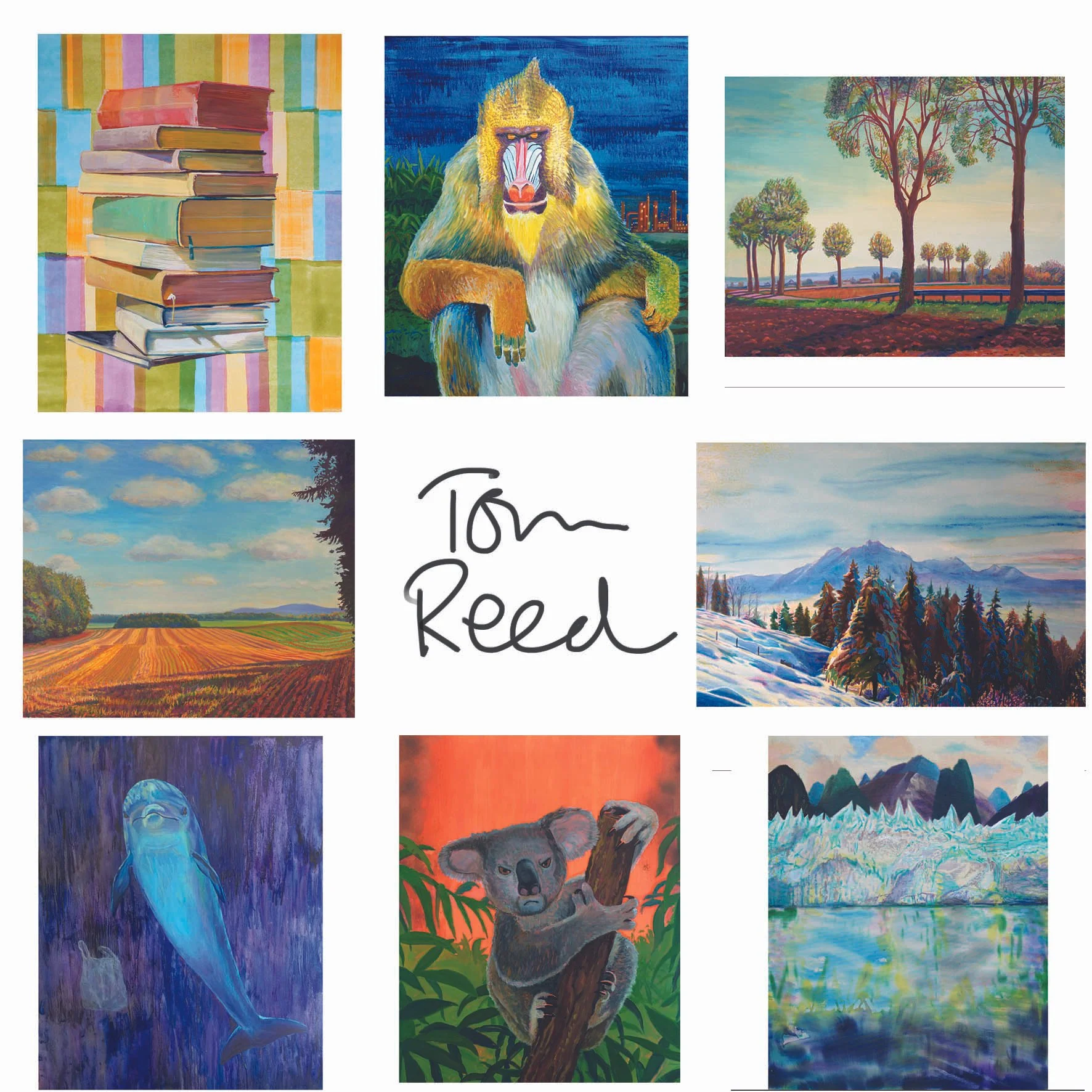 Paintings post card collection