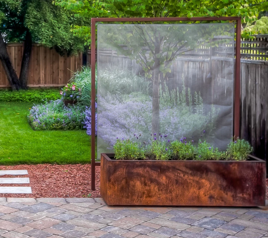 Garden Living corten planters and screens.jpg