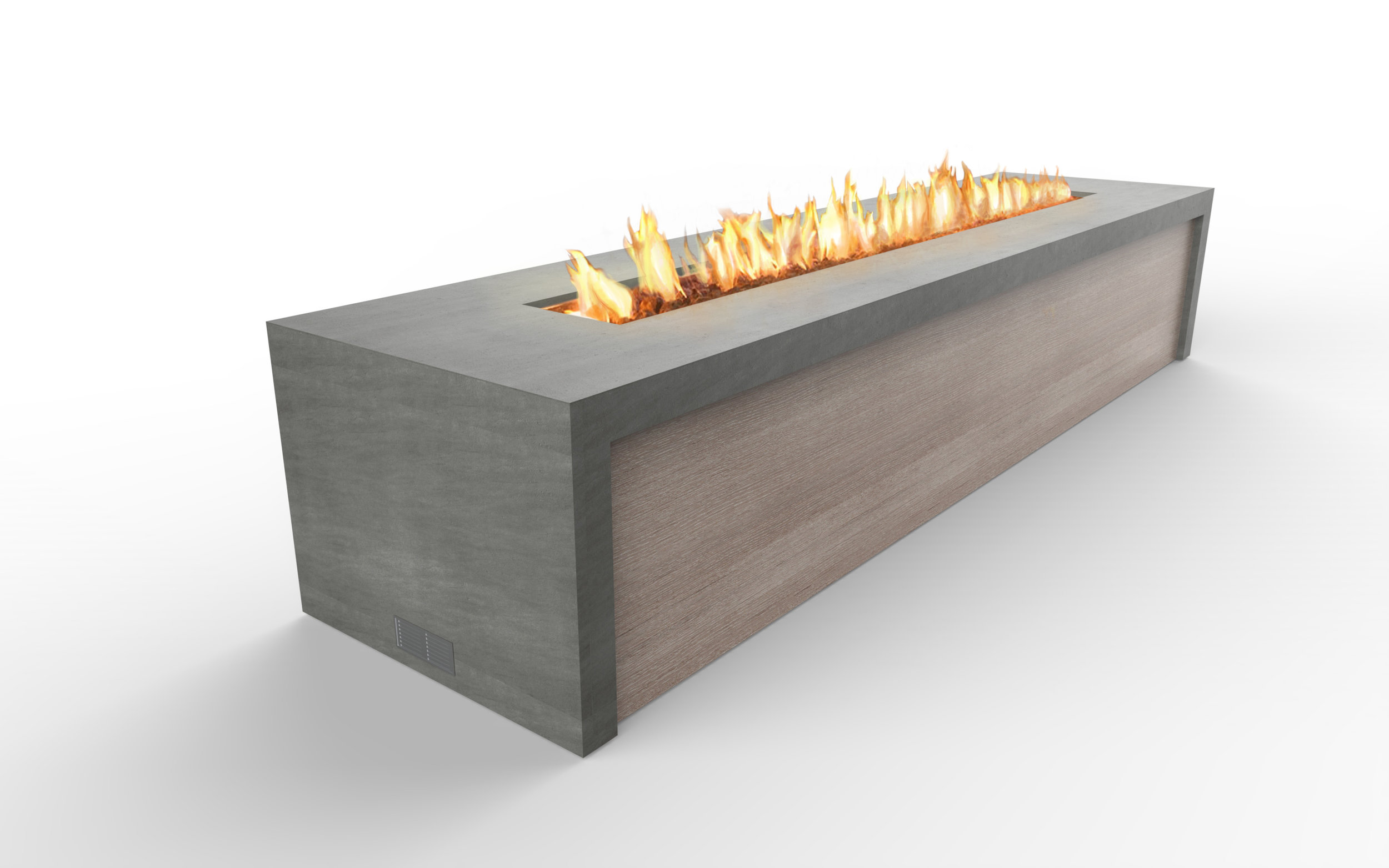 Fire feature concept narrow band - perspective  basalt grey-greyed cedar - fire.jpg