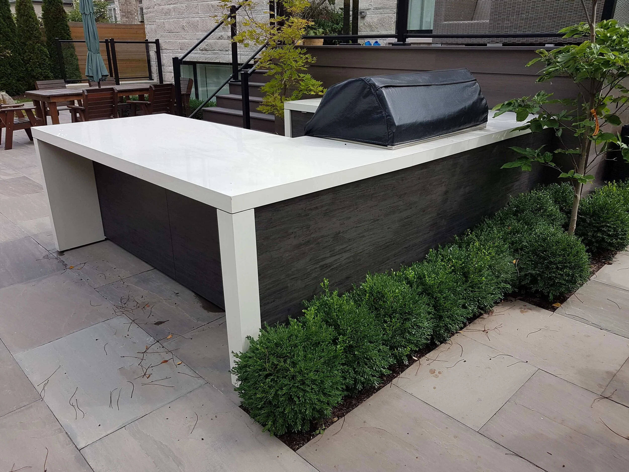 Garden Living Outdoor Kitchens Counter Seating Bbq Island
