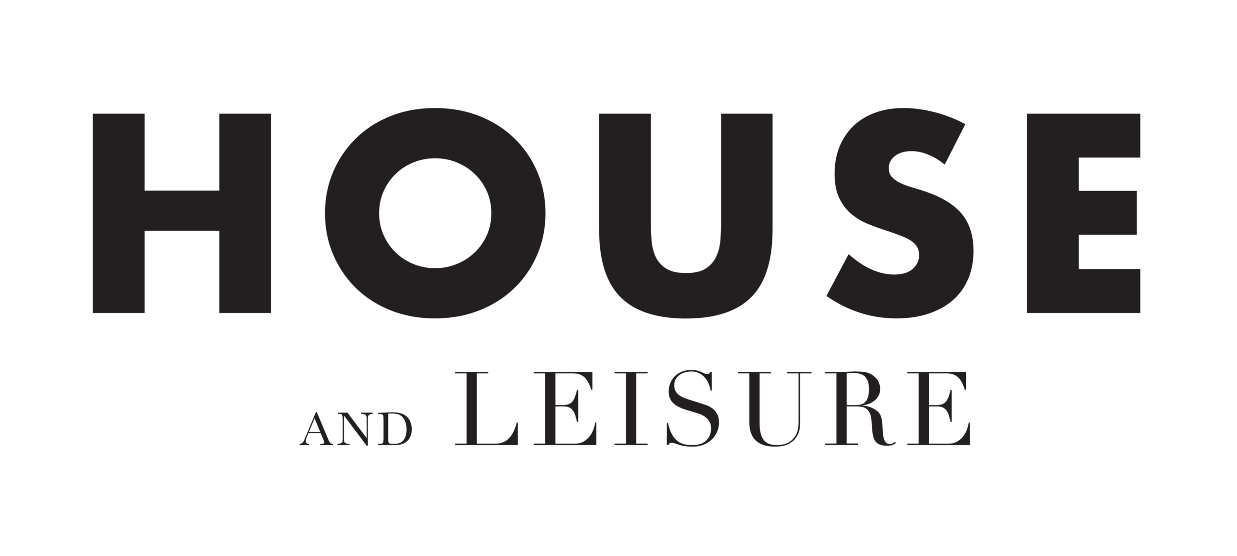 "House and Leisure" text logo