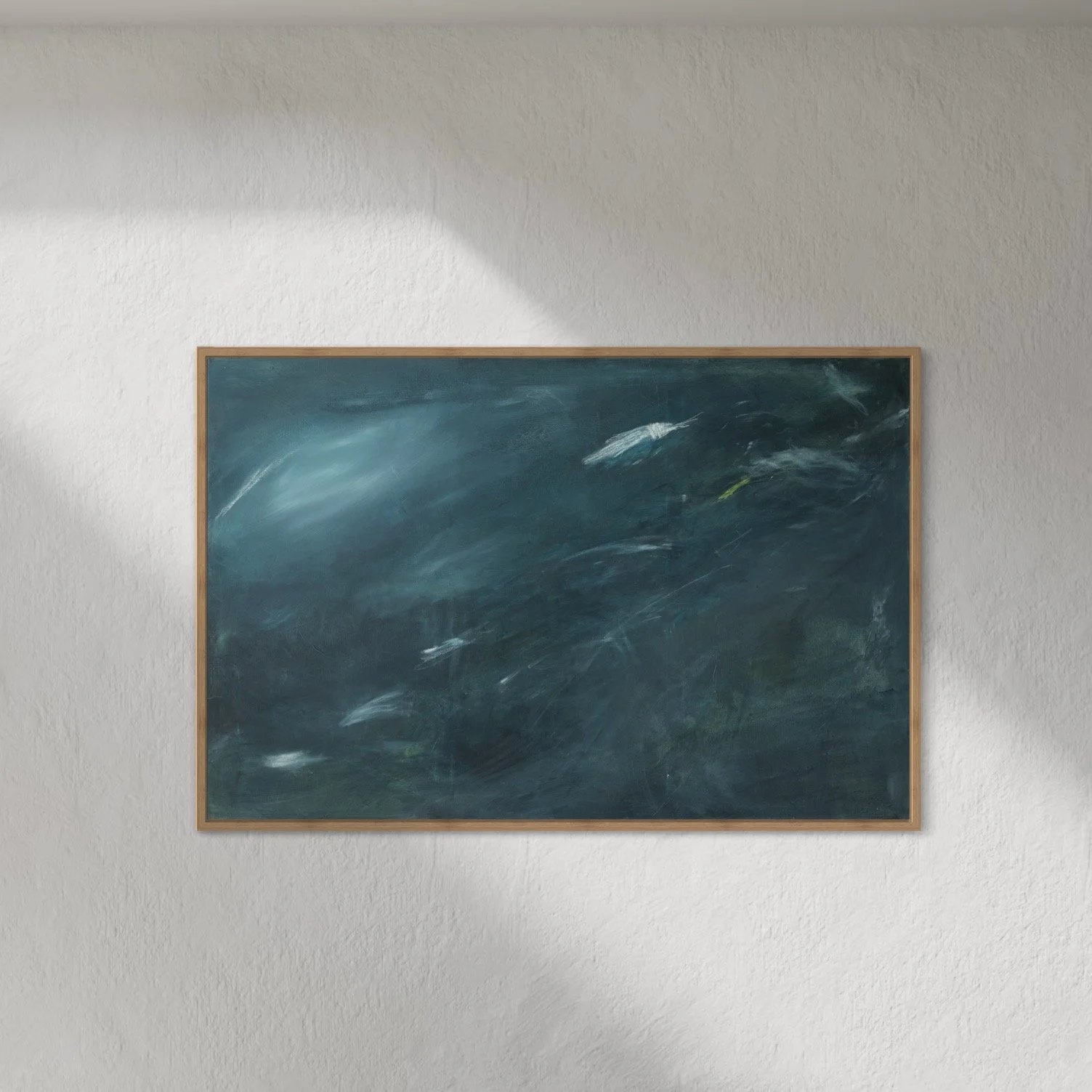 Lightly Collection "Unencumbered II"
152cmW x 100cmH
Acrylic + Pastel on Cotton Canvas
Framed in Beech wood
R10 000