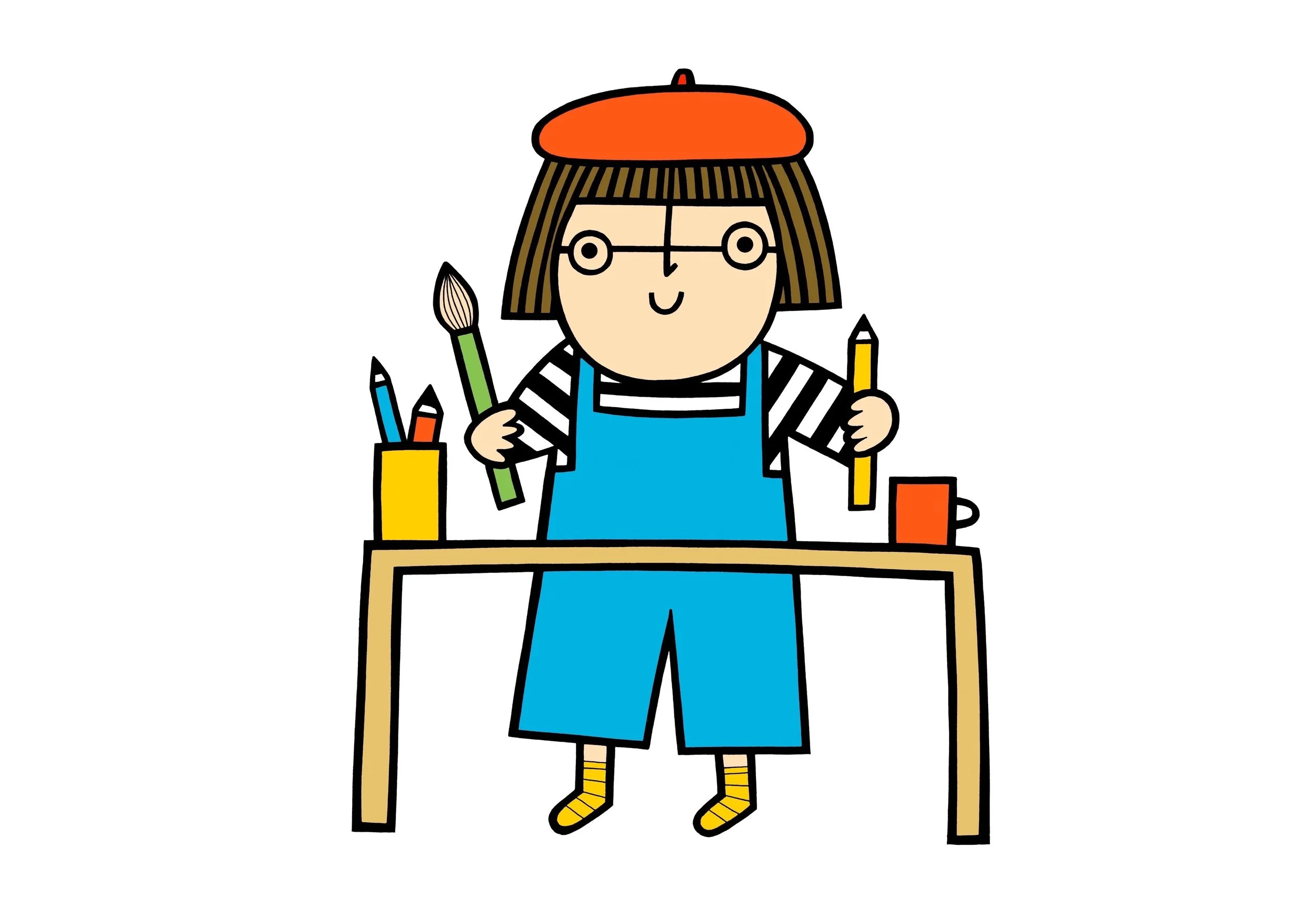 Girl with beret square  copy.jpg